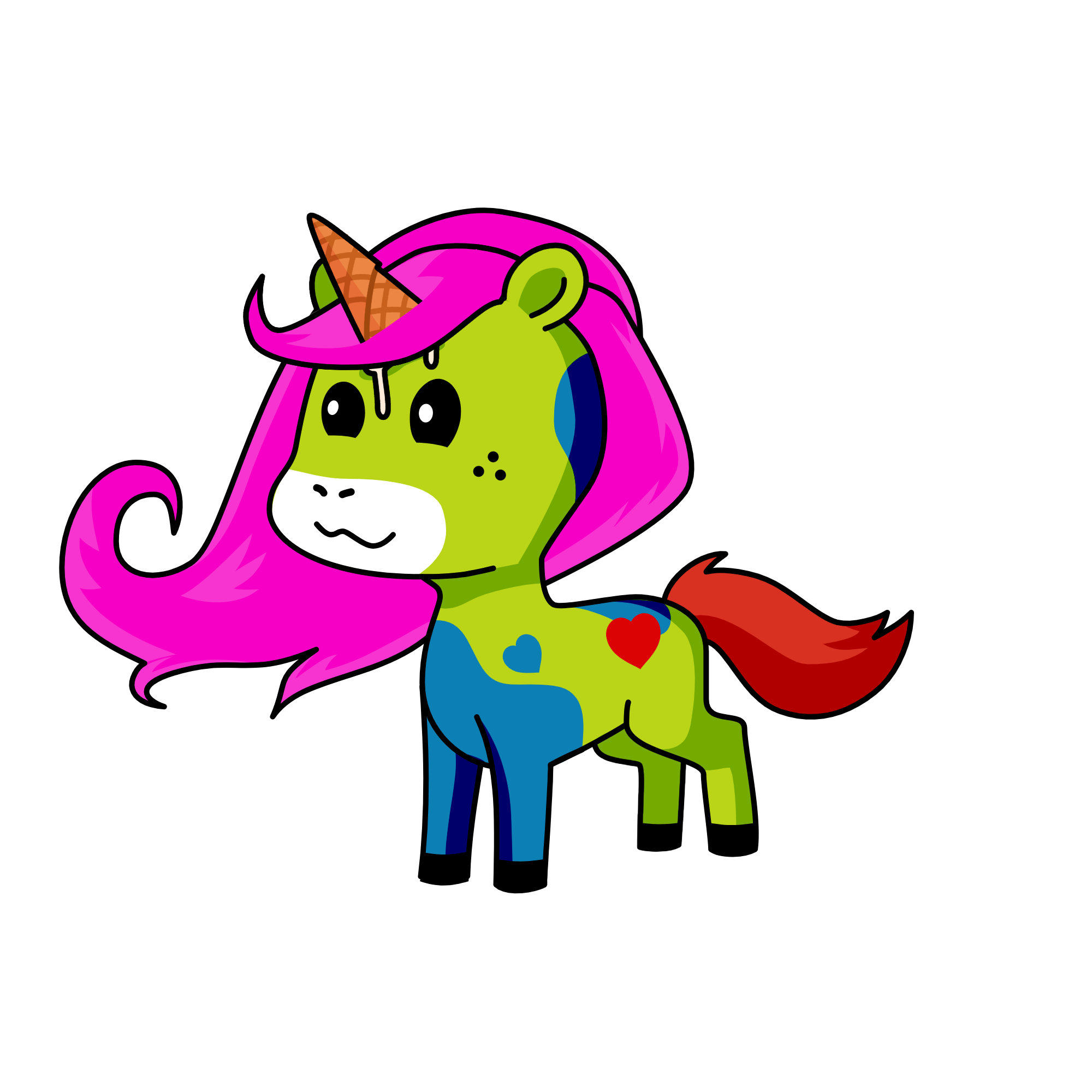 https://www.cornify.com/younicorn/69507, the unicorn