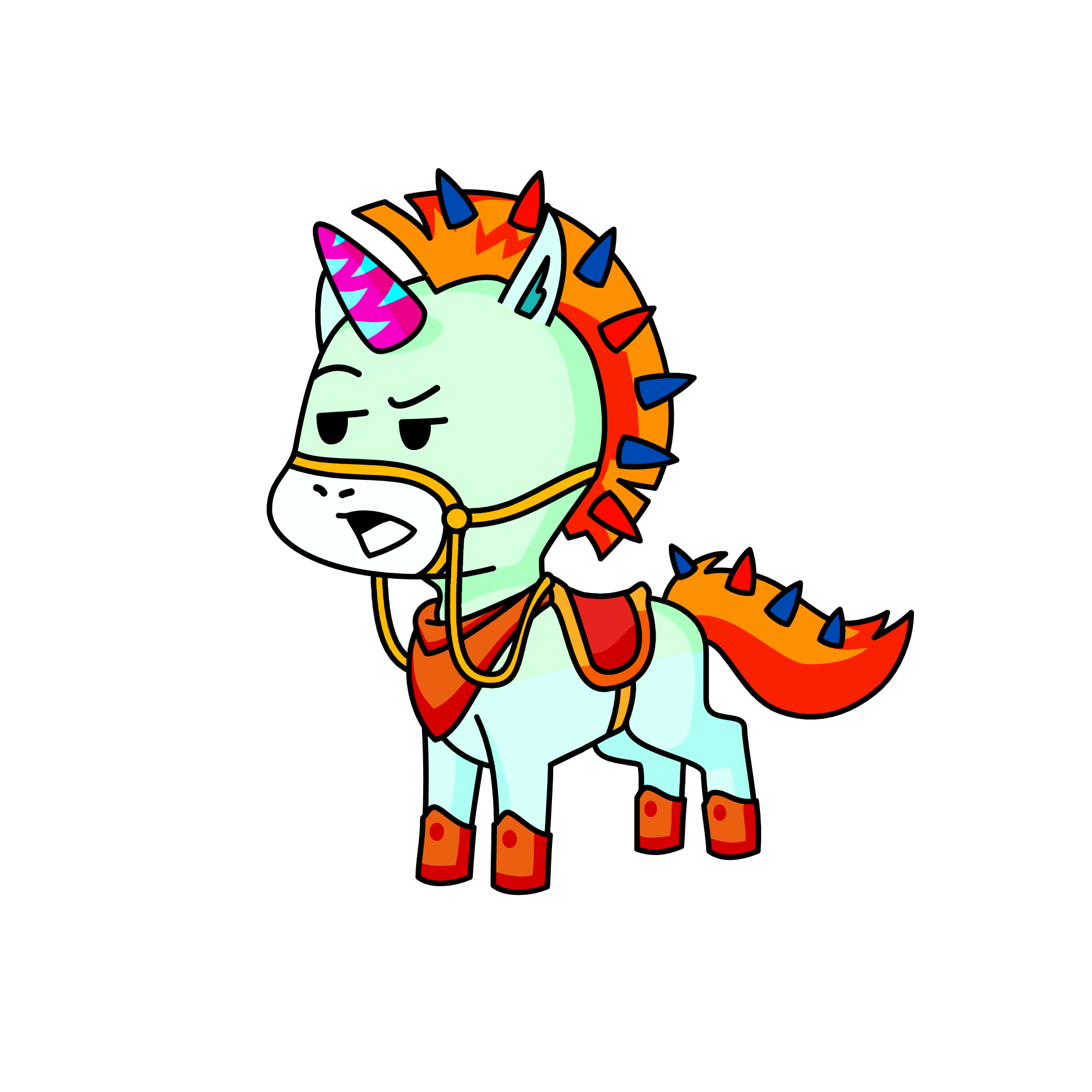 Scull, the unicorn