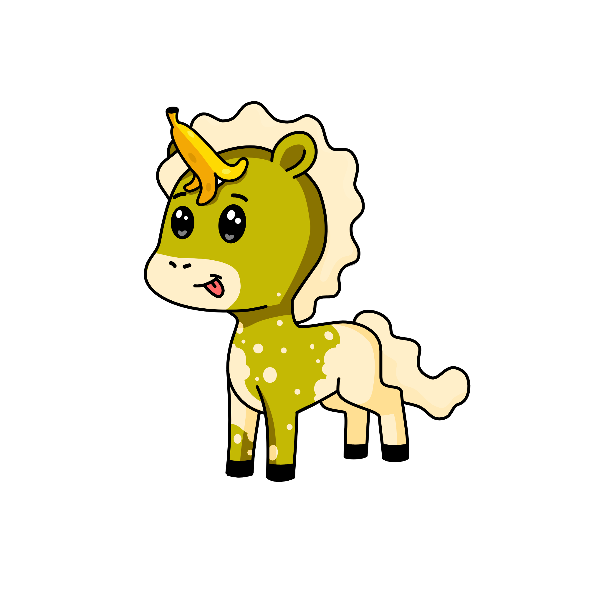 Banana Cream, the unicorn