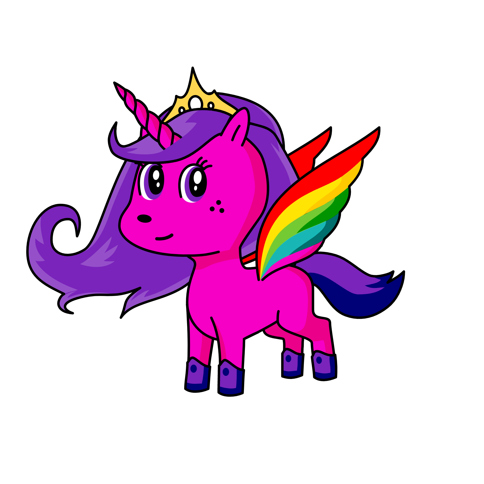 Caroline, the unicorn