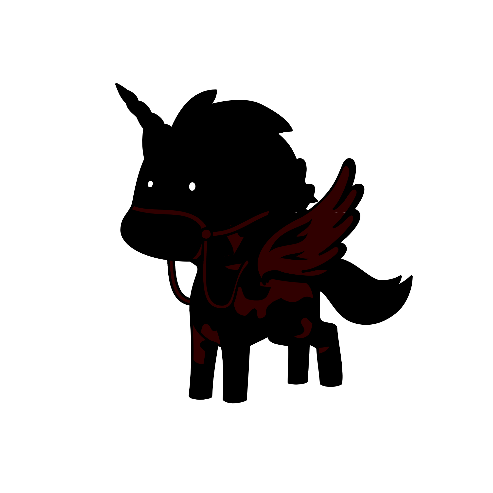 Creepy, the unicorn