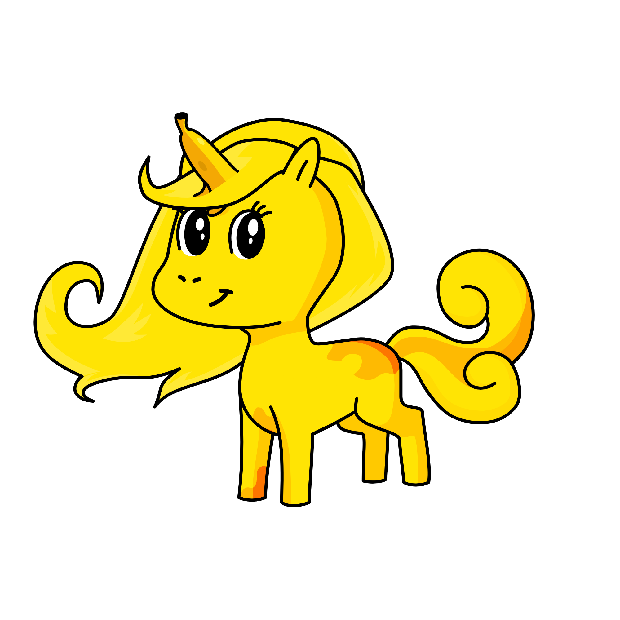 Banana Peel, the unicorn