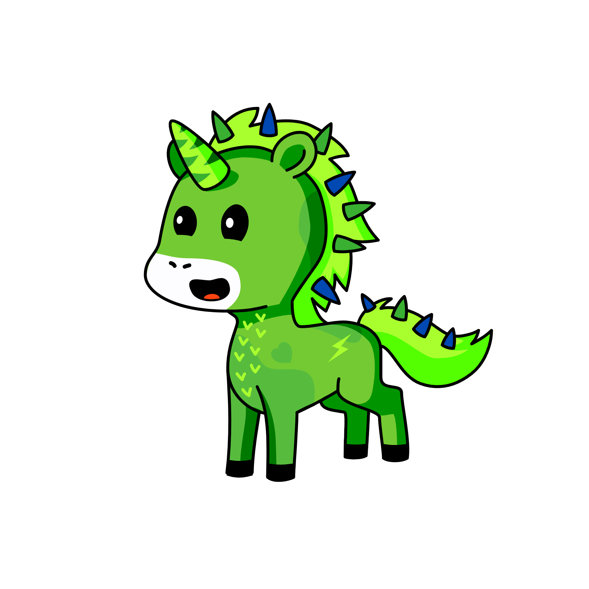 Dyno, the unicorn