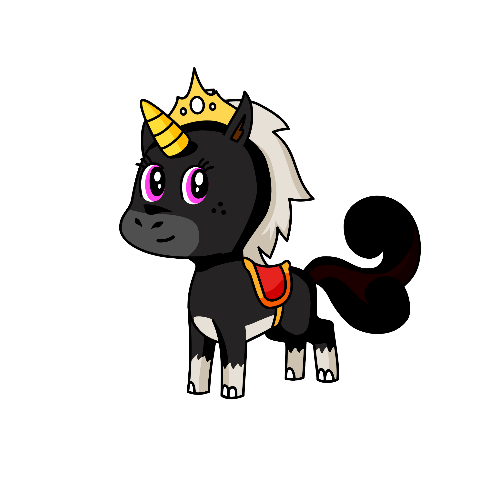 prinsess night, the unicorn