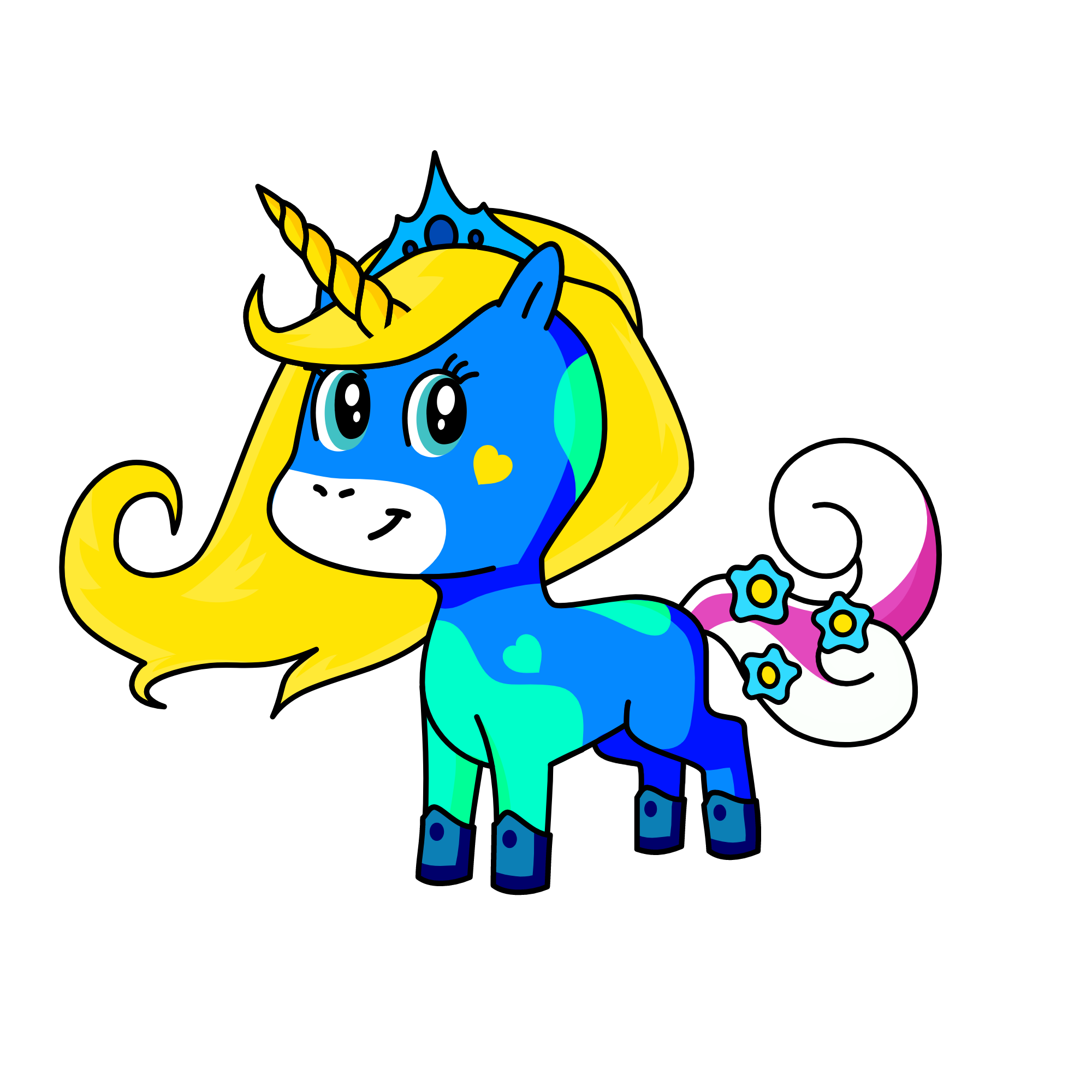 I Love Emily Teng's unicorns!, the unicorn