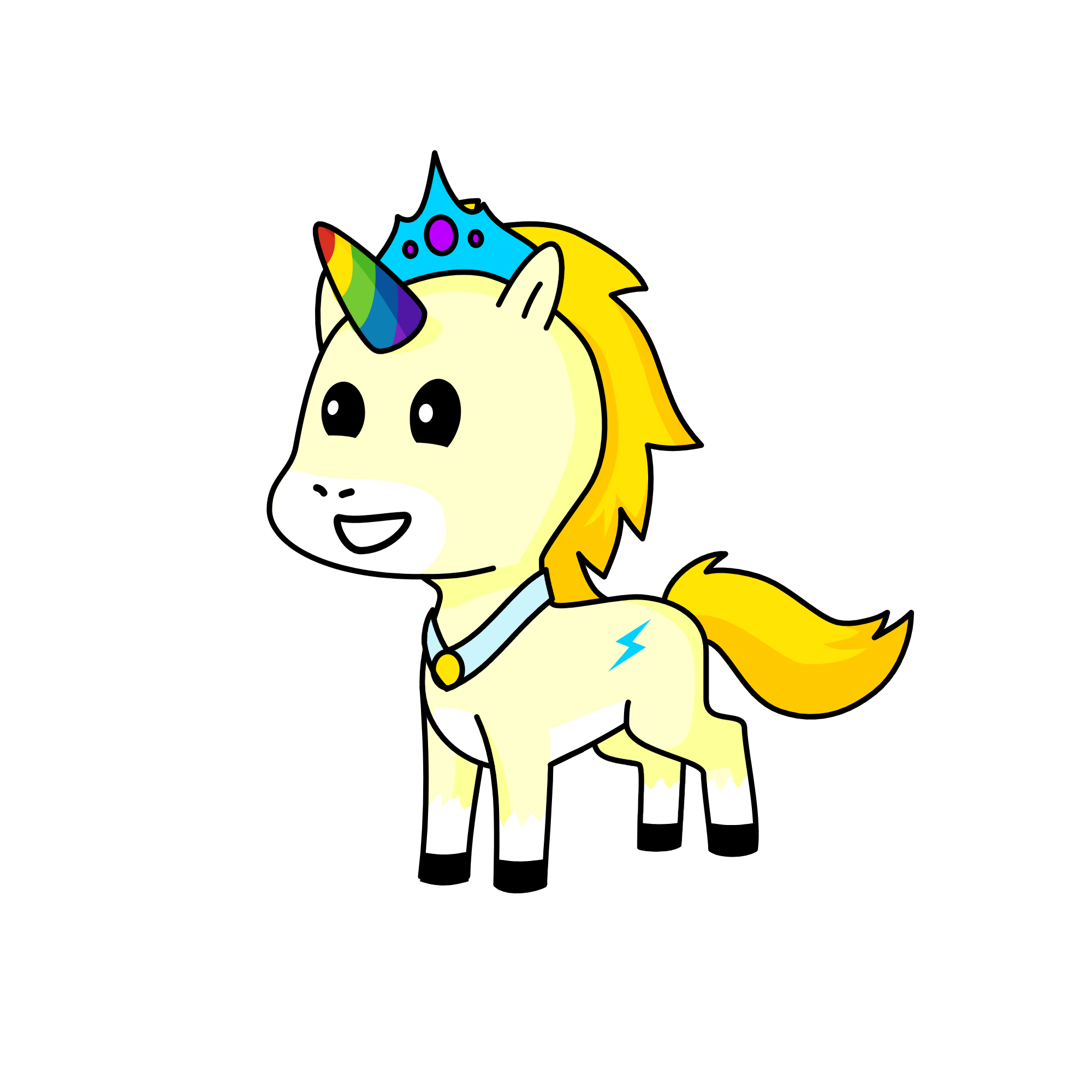 Zippo, the unicorn