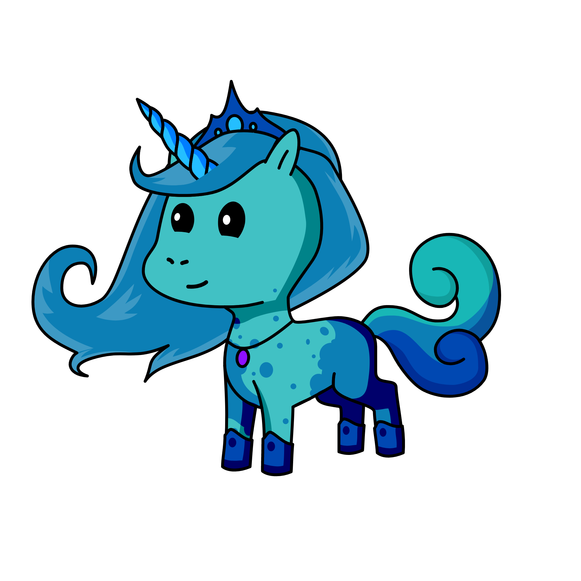 Sea Foam, the unicorn