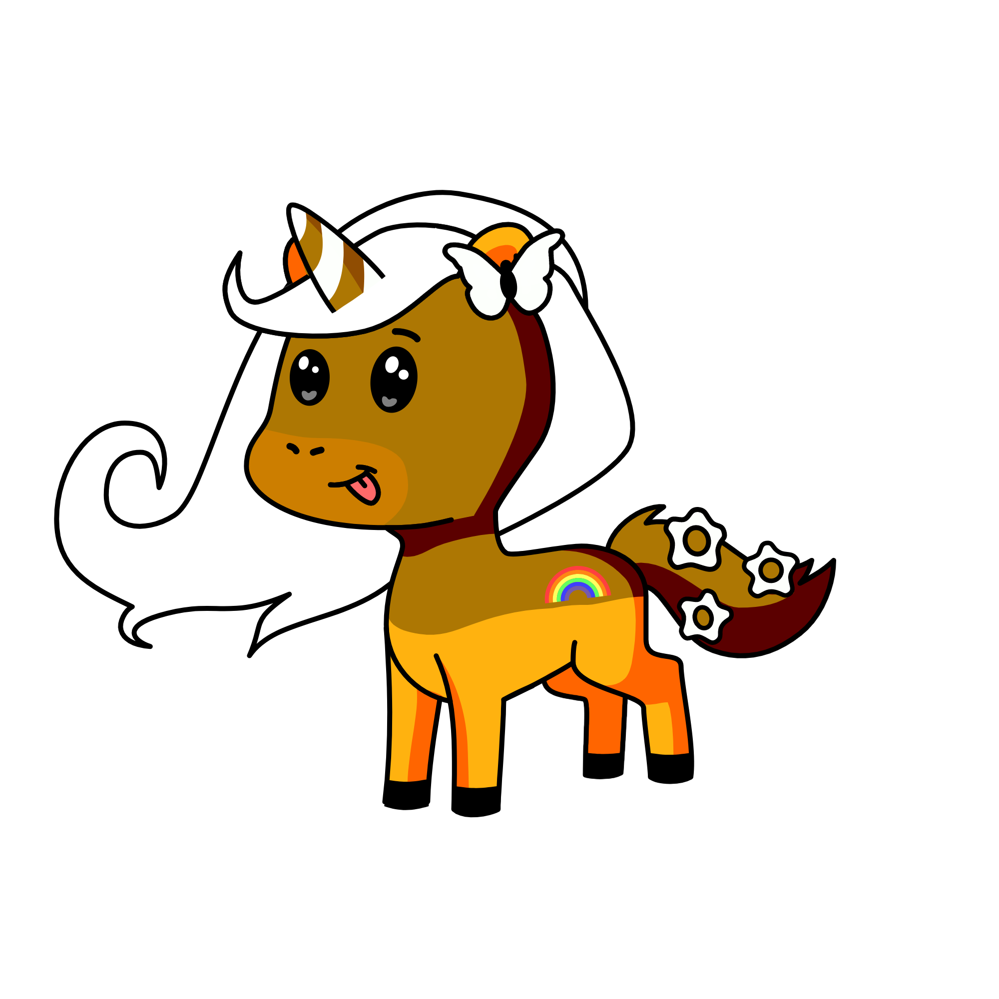 Choclate Ice Creem, the unicorn