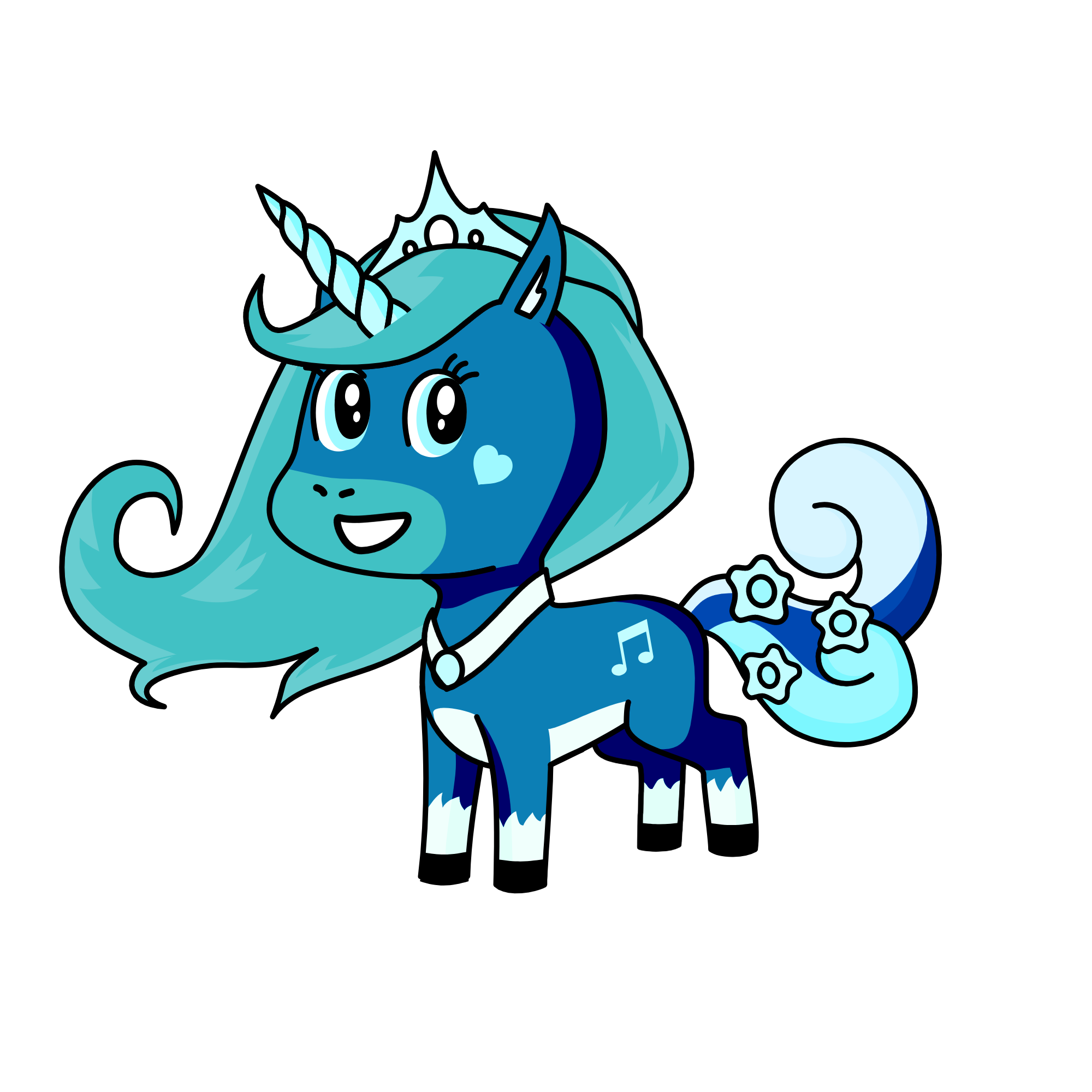 v, the unicorn