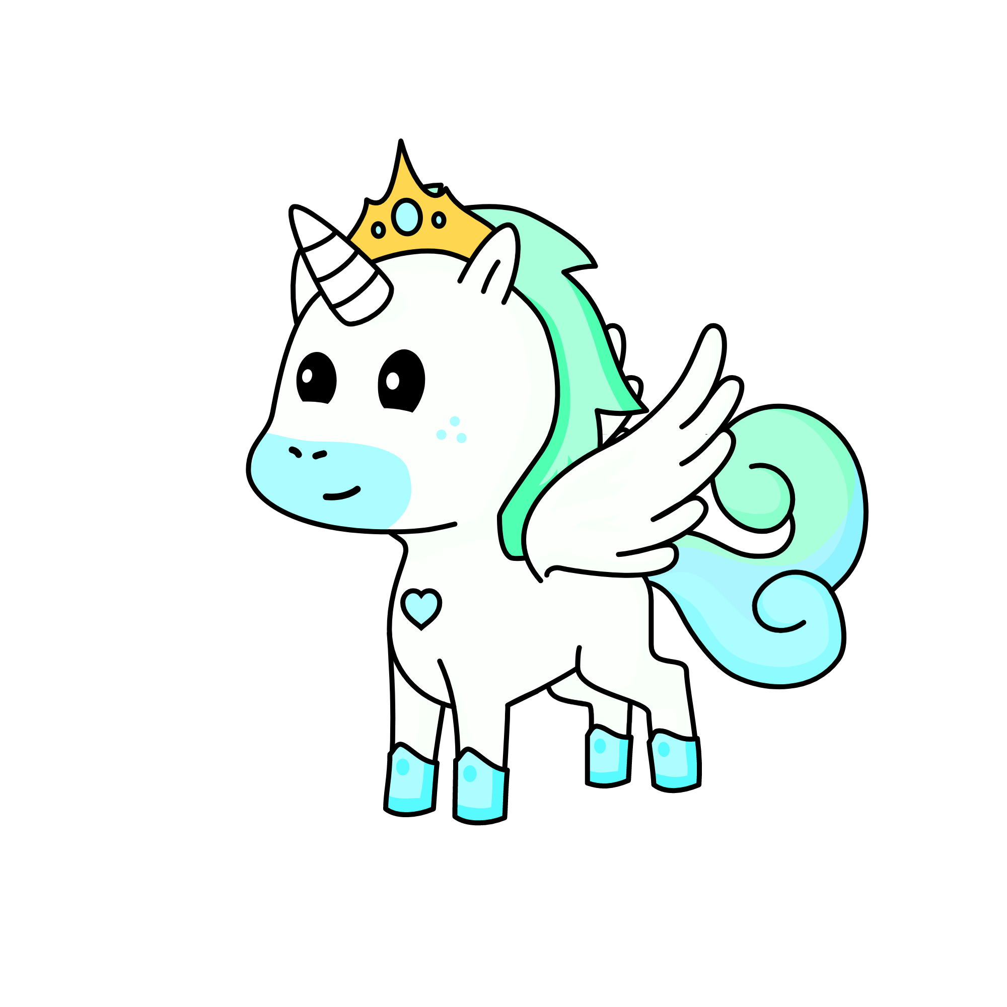 Melly, the unicorn