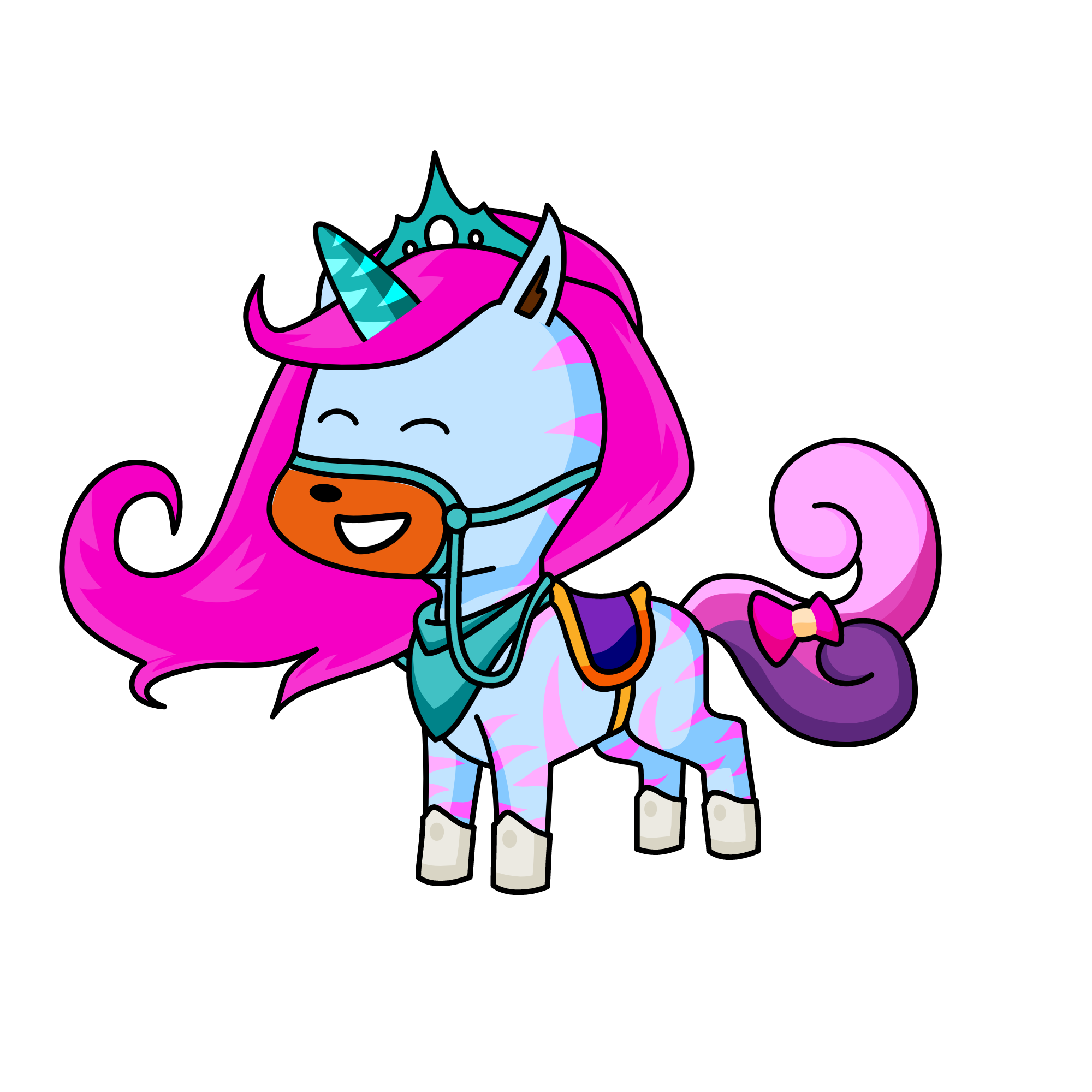 Zebress, the unicorn