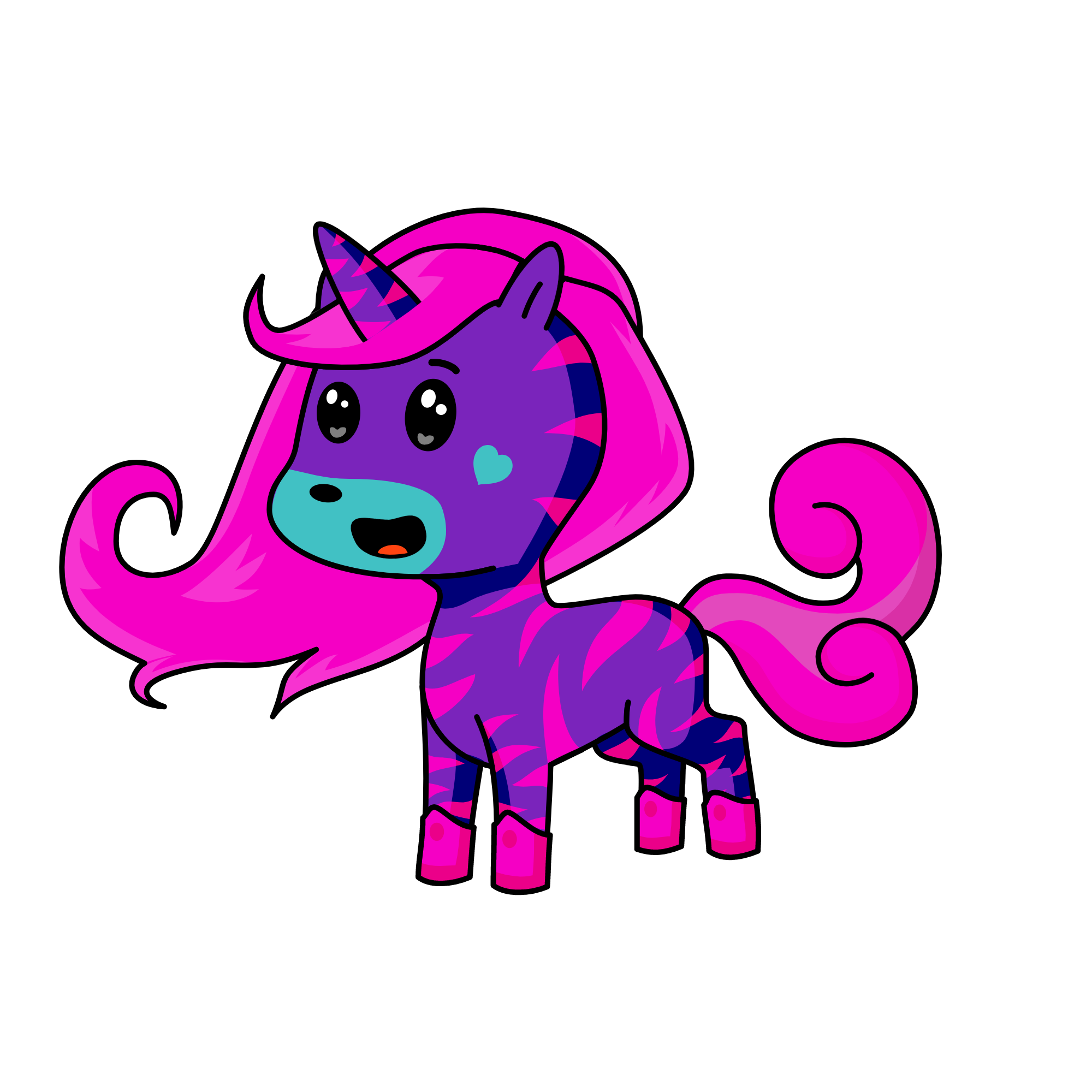offcolor zebra, the unicorn