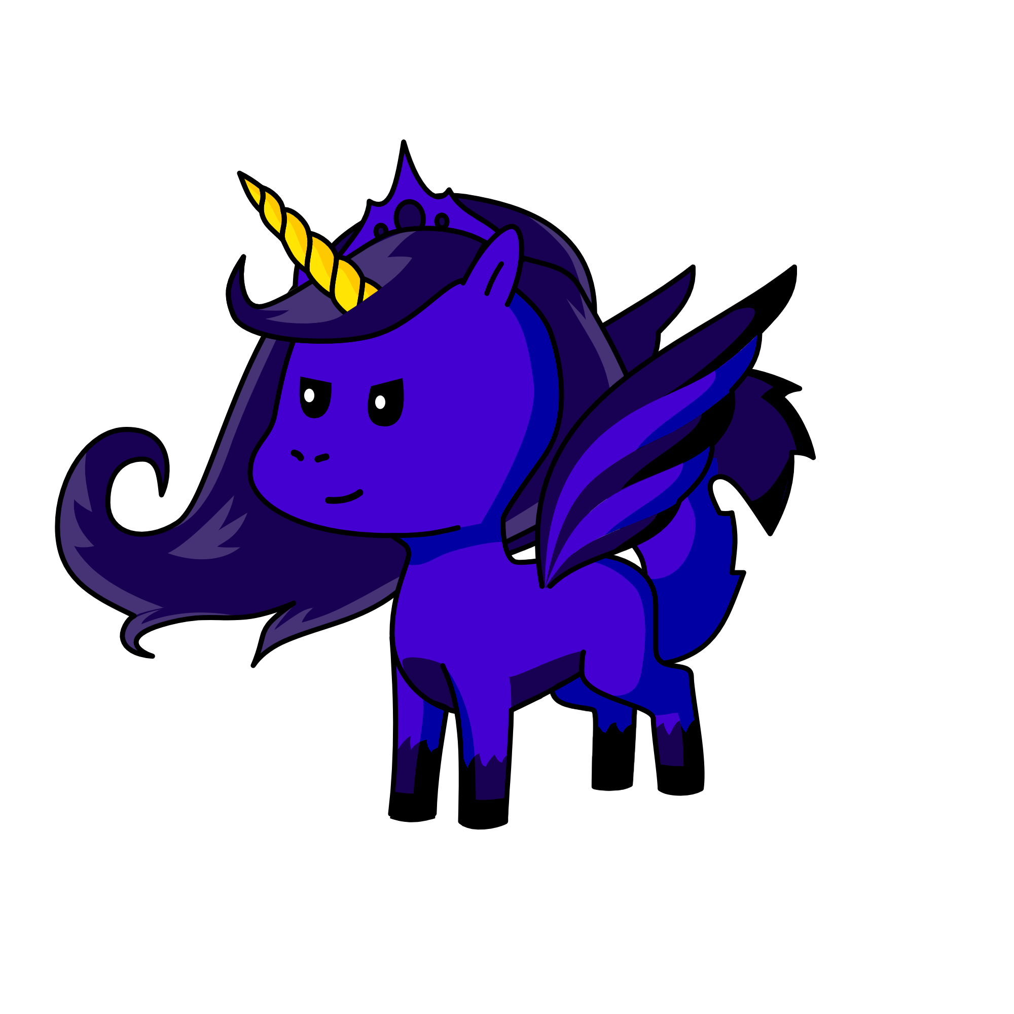 Midnight, the unicorn