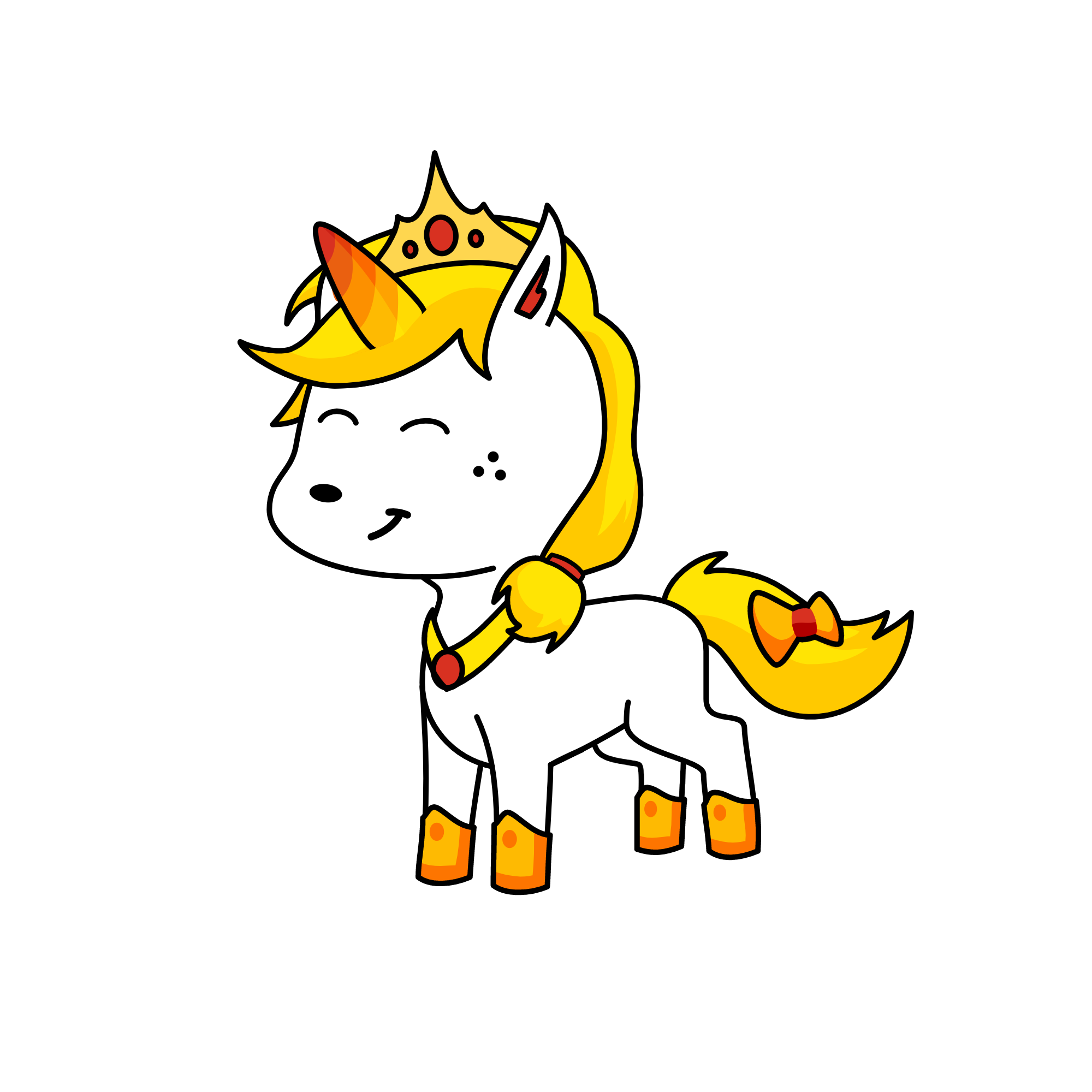 pricess sun, the unicorn