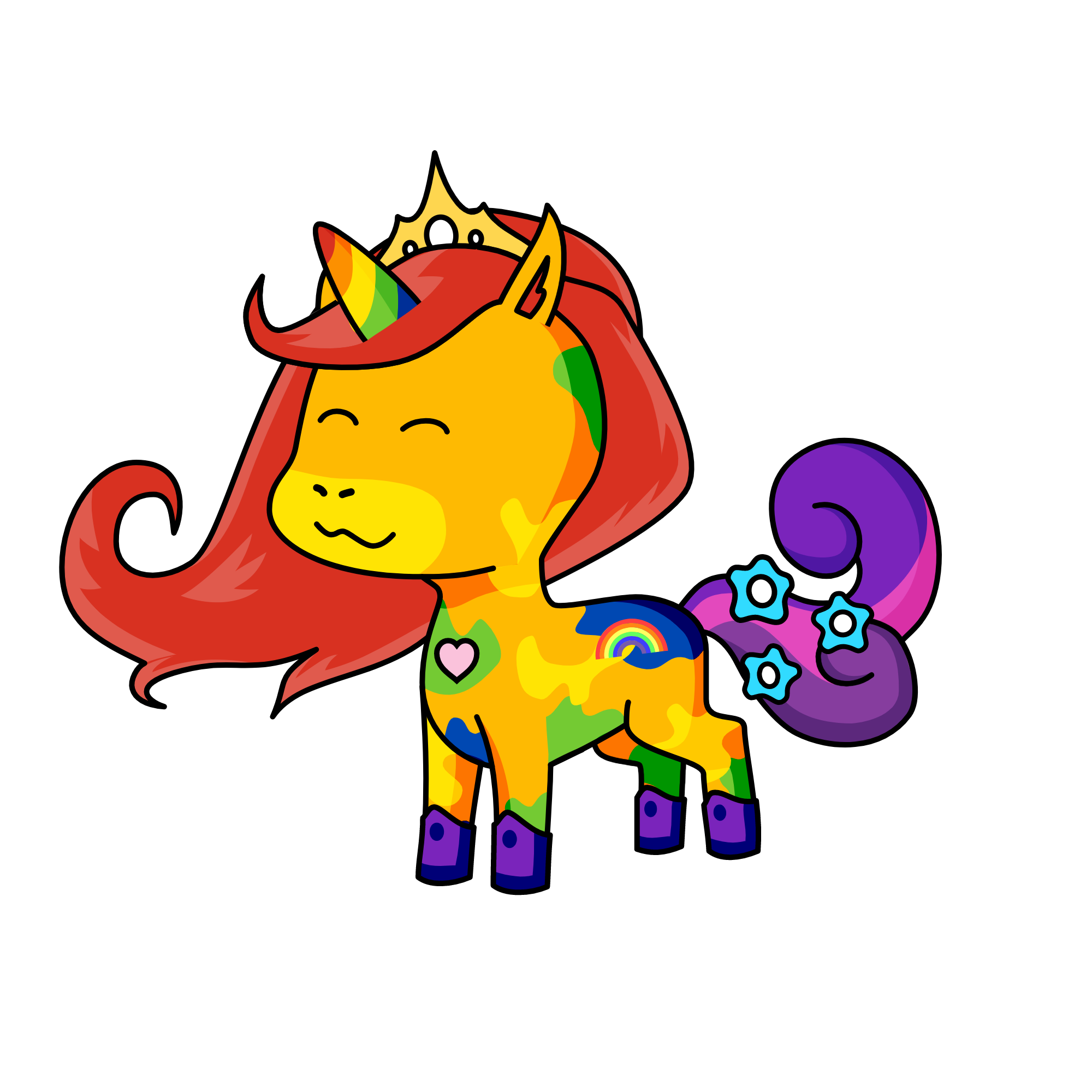 rainbow, the unicorn