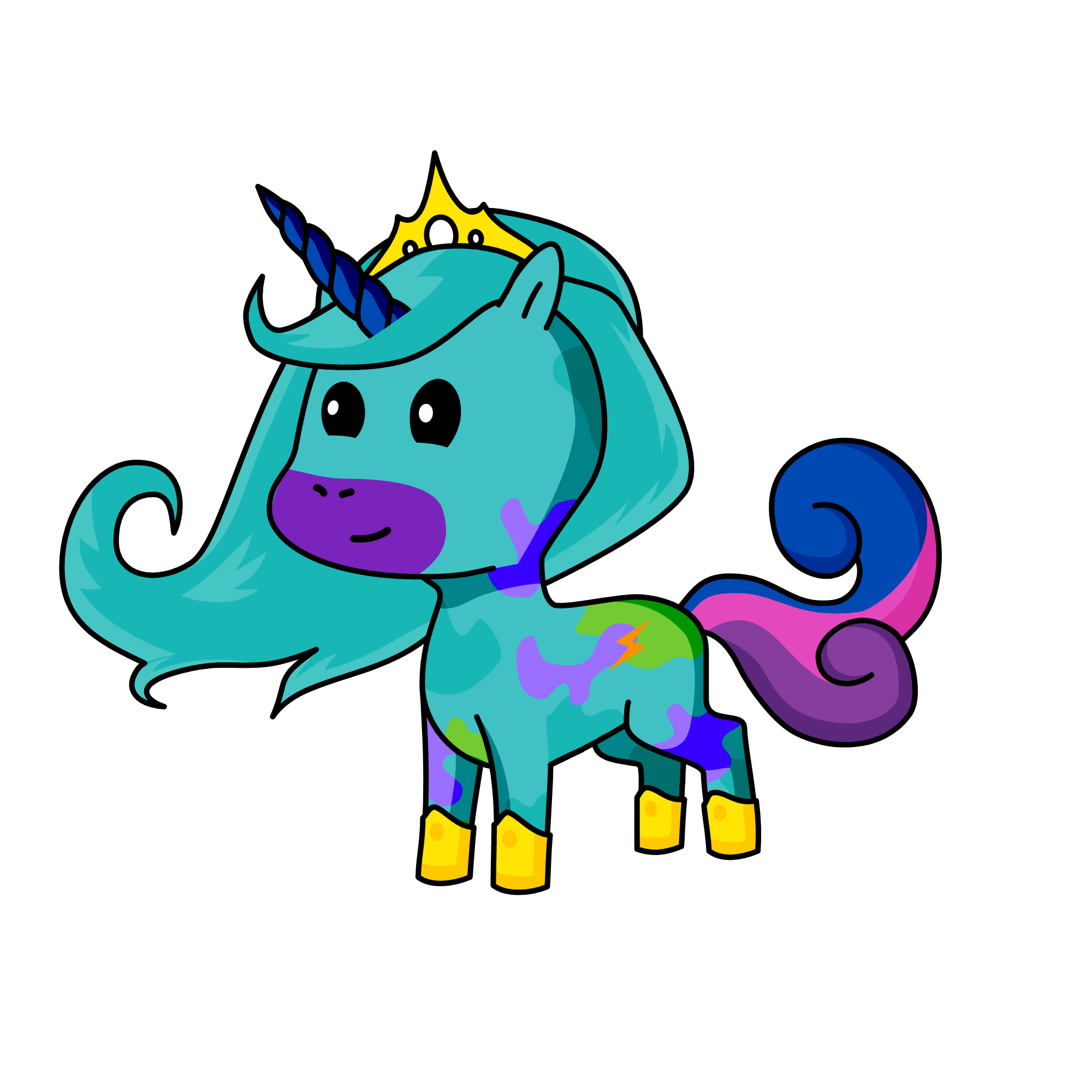 Flash, the unicorn
