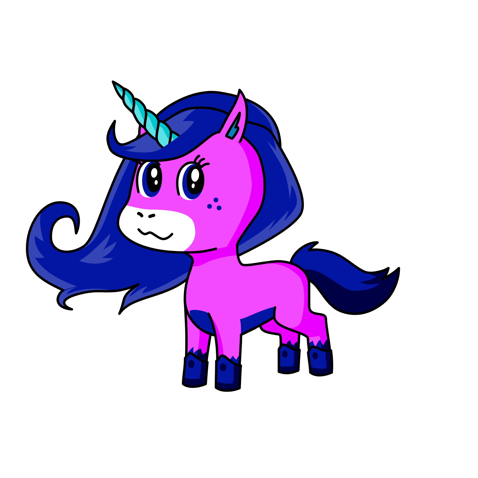 Nightwing, the unicorn