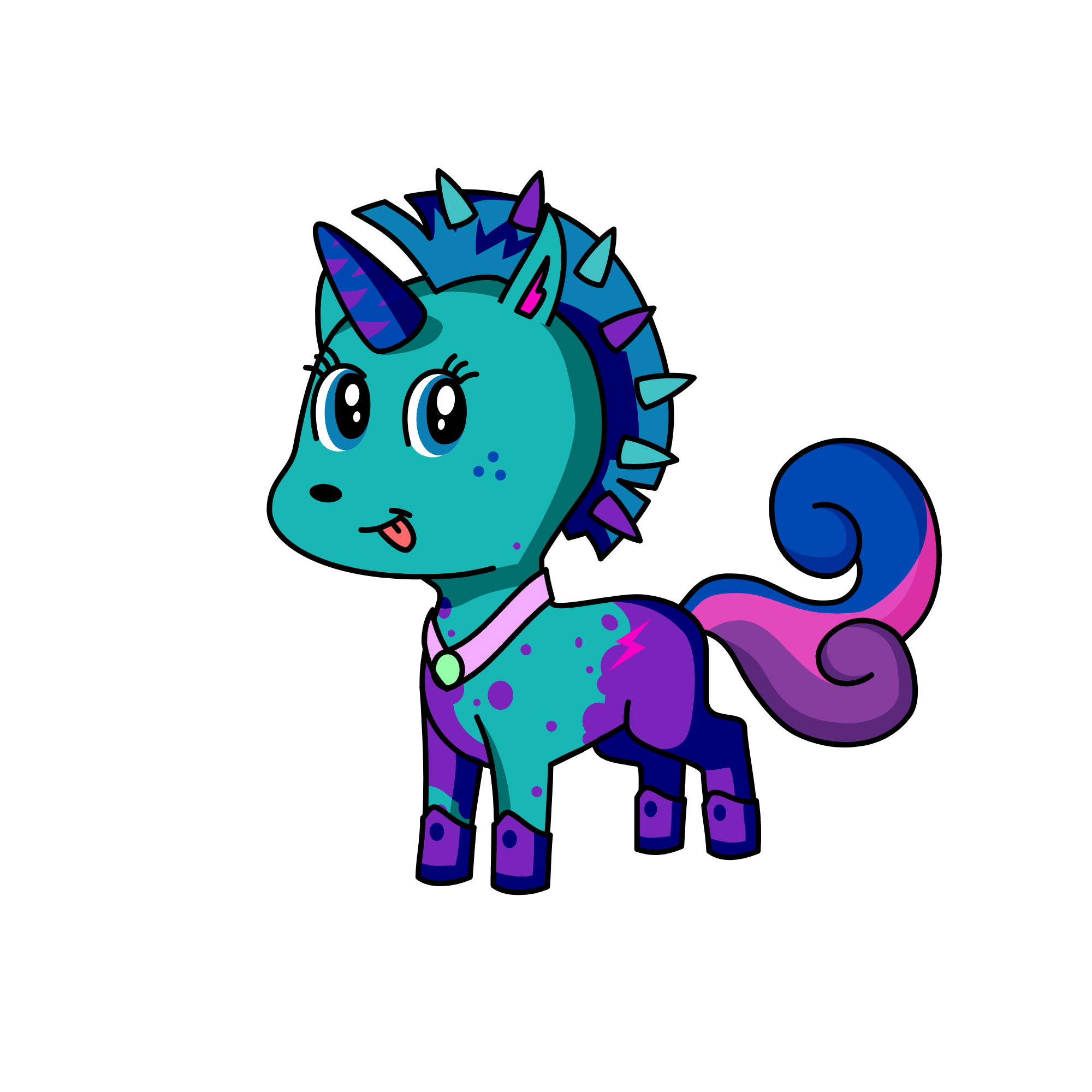 PunkyCorn, the unicorn
