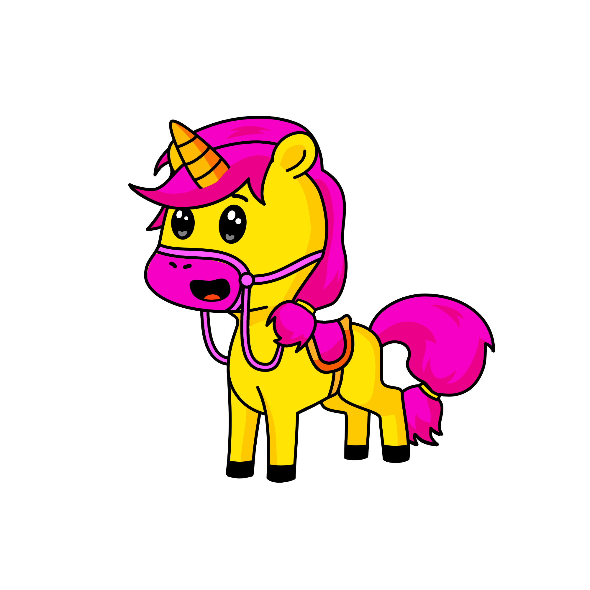 Pinky, the unicorn