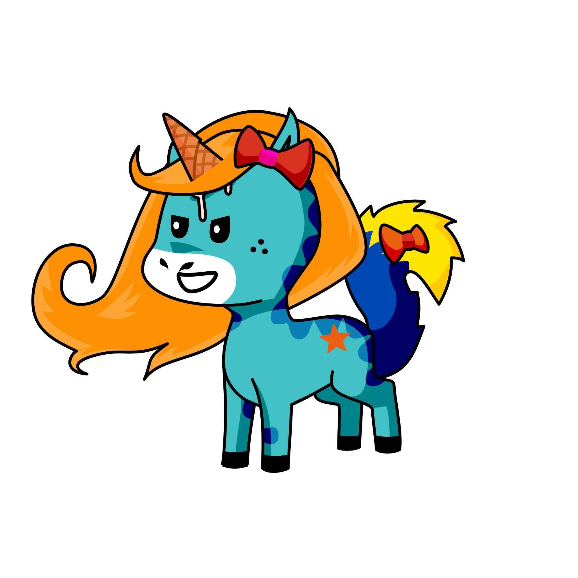 poop, the unicorn