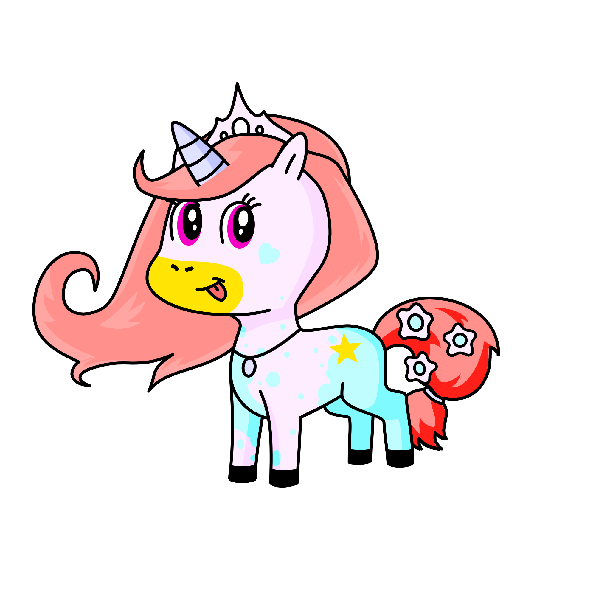princess Forsting, the unicorn