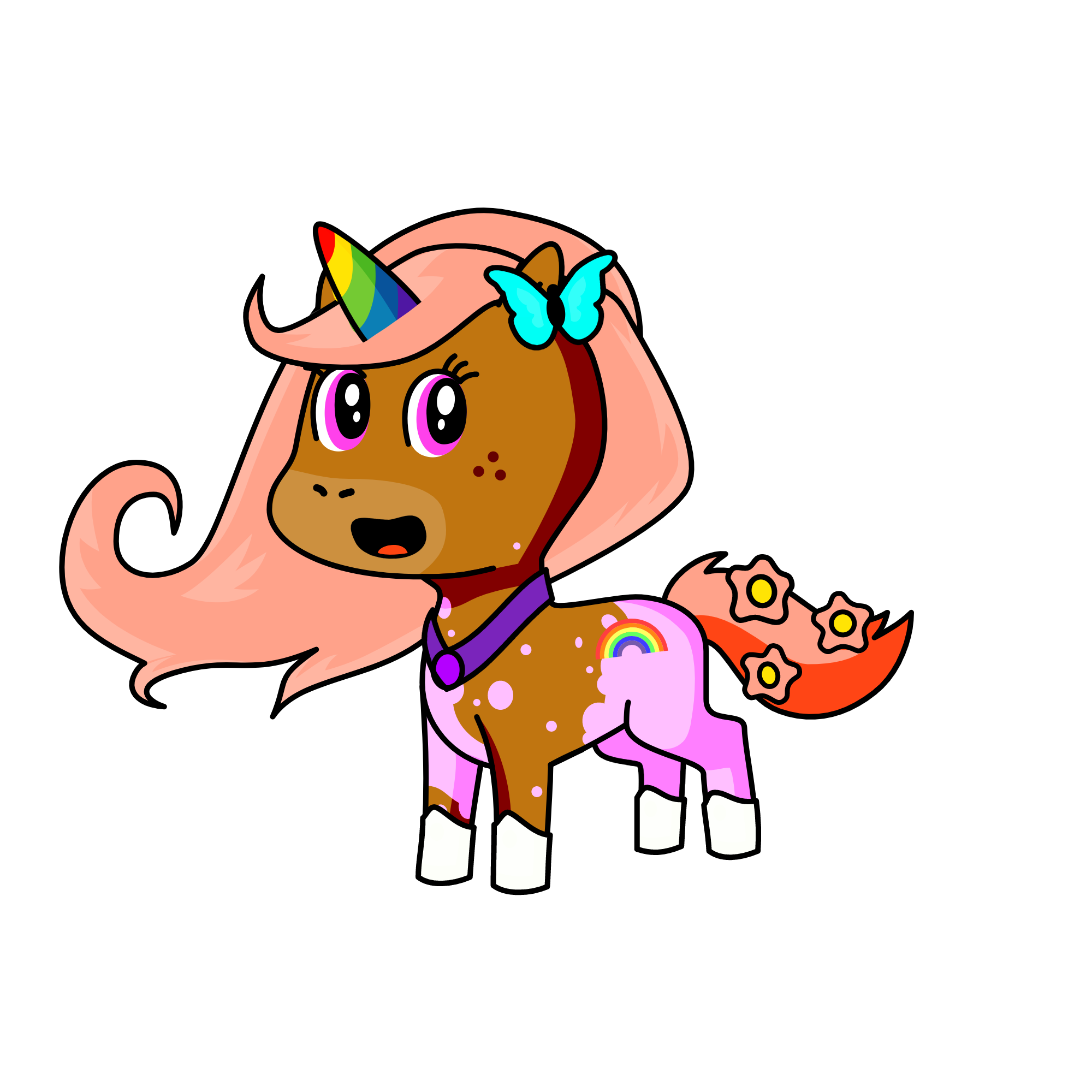 Queen Cookie, the unicorn