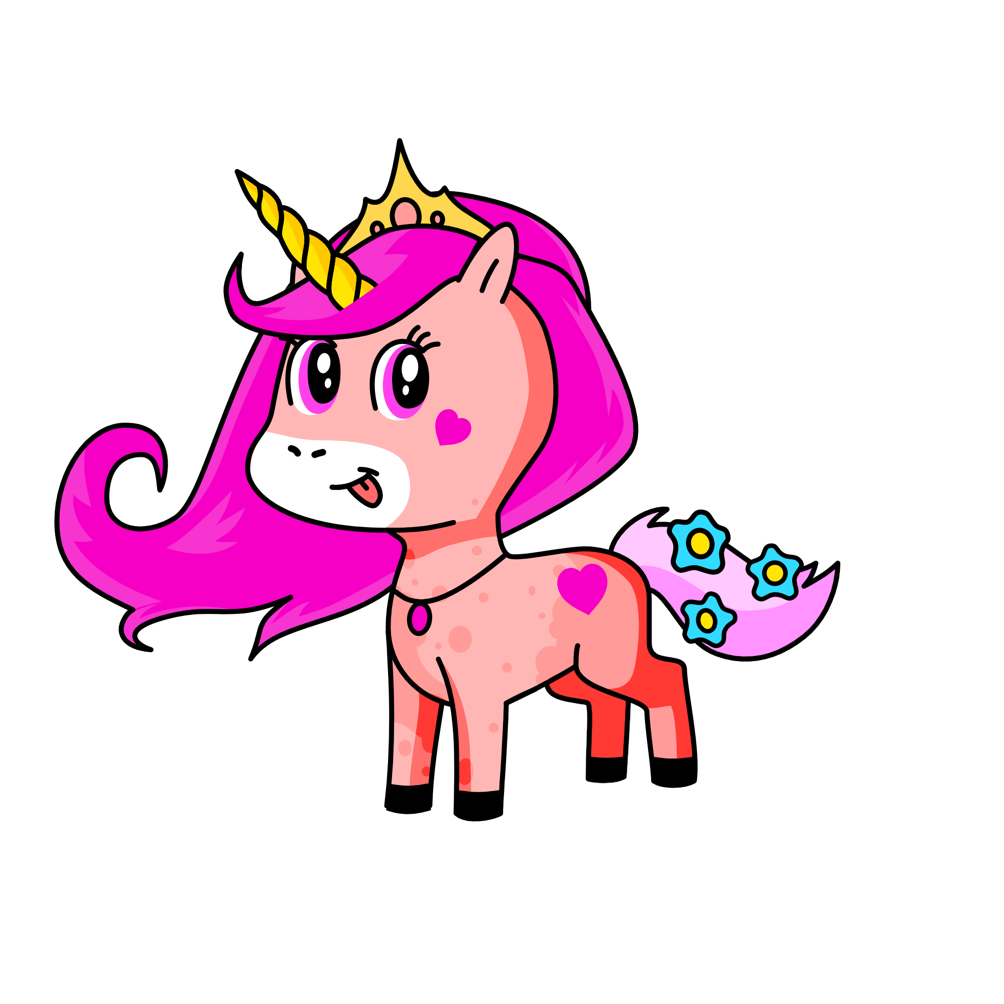 Little Pinky Pinky Pinky, the unicorn