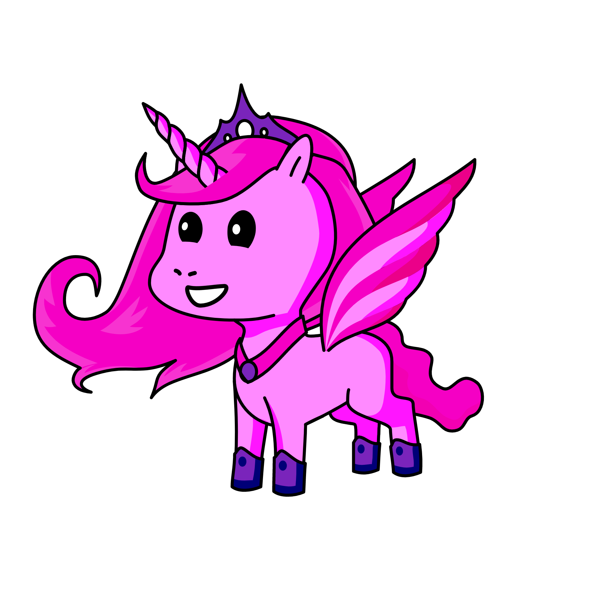 Princess Pinky, the unicorn