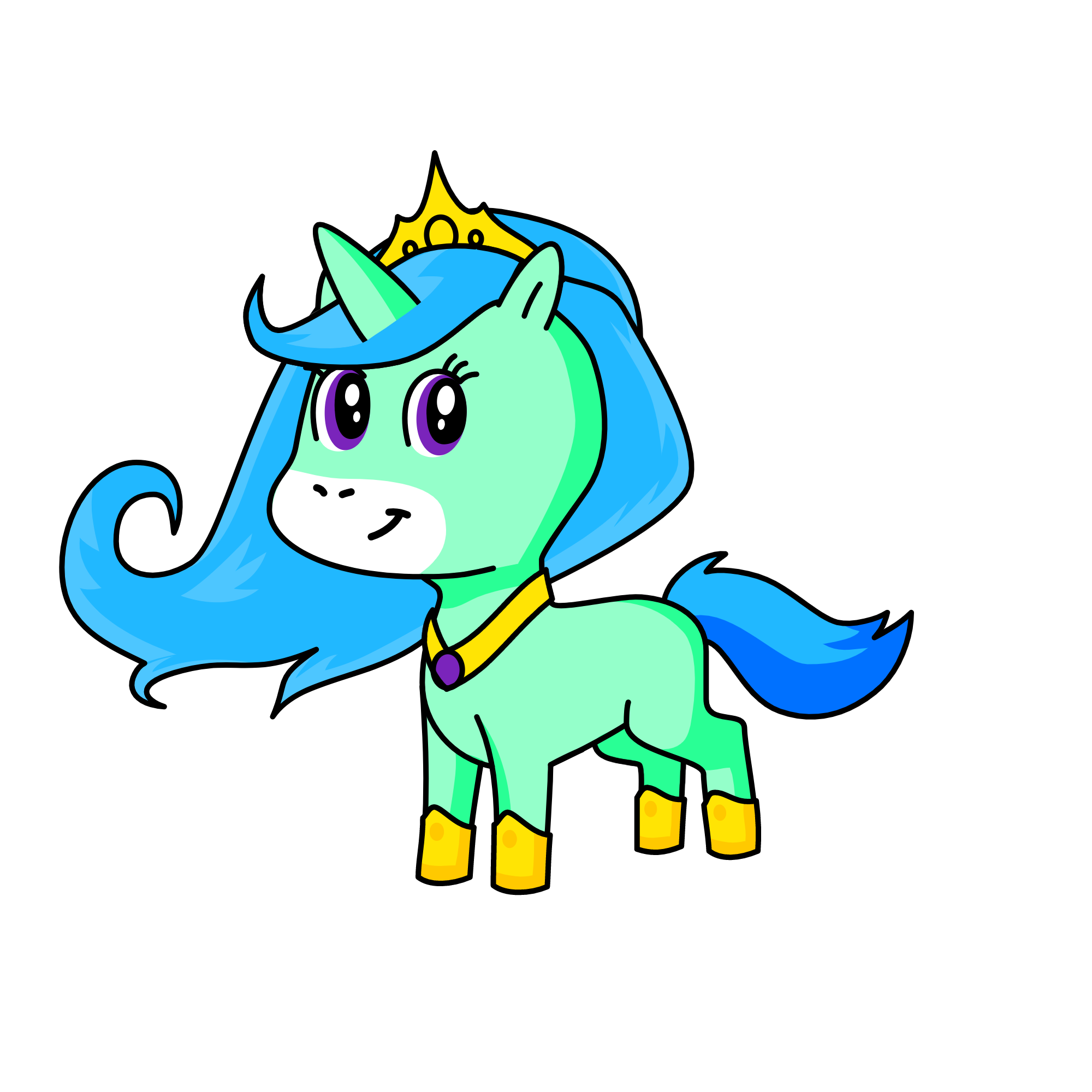 shine, the unicorn