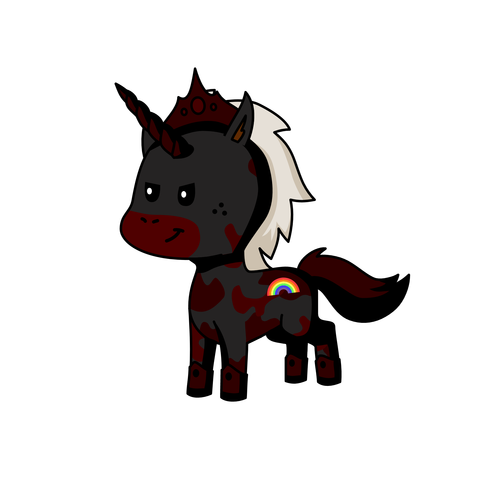 dark qeen, the unicorn