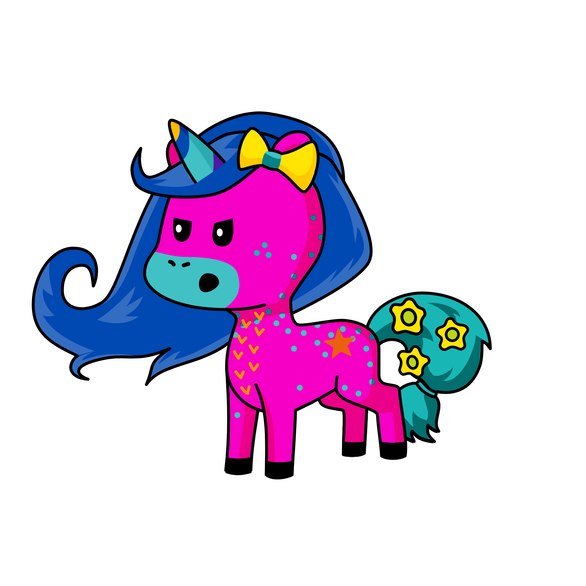 KJHGFDS, the unicorn