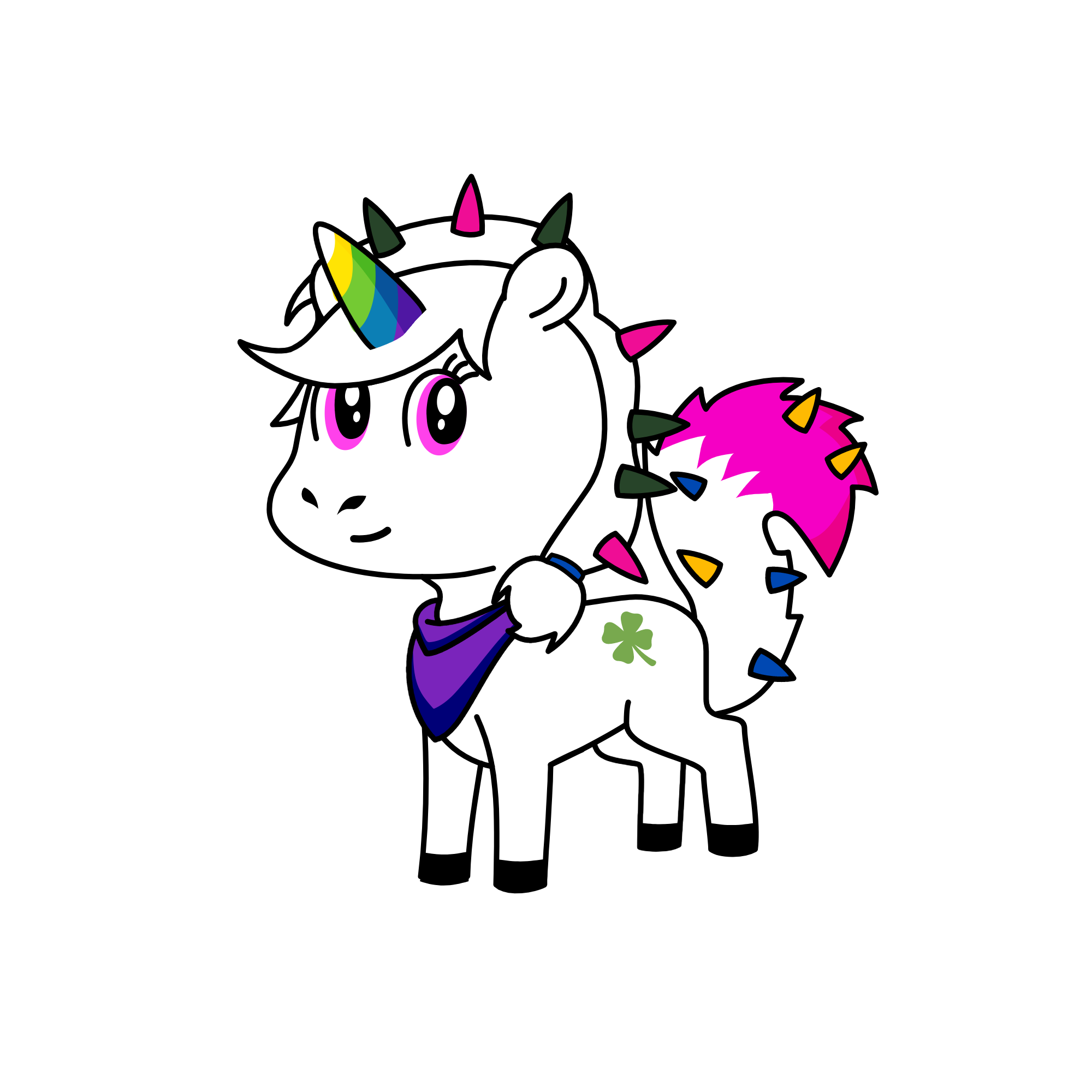 Rainbow Comms, the unicorn