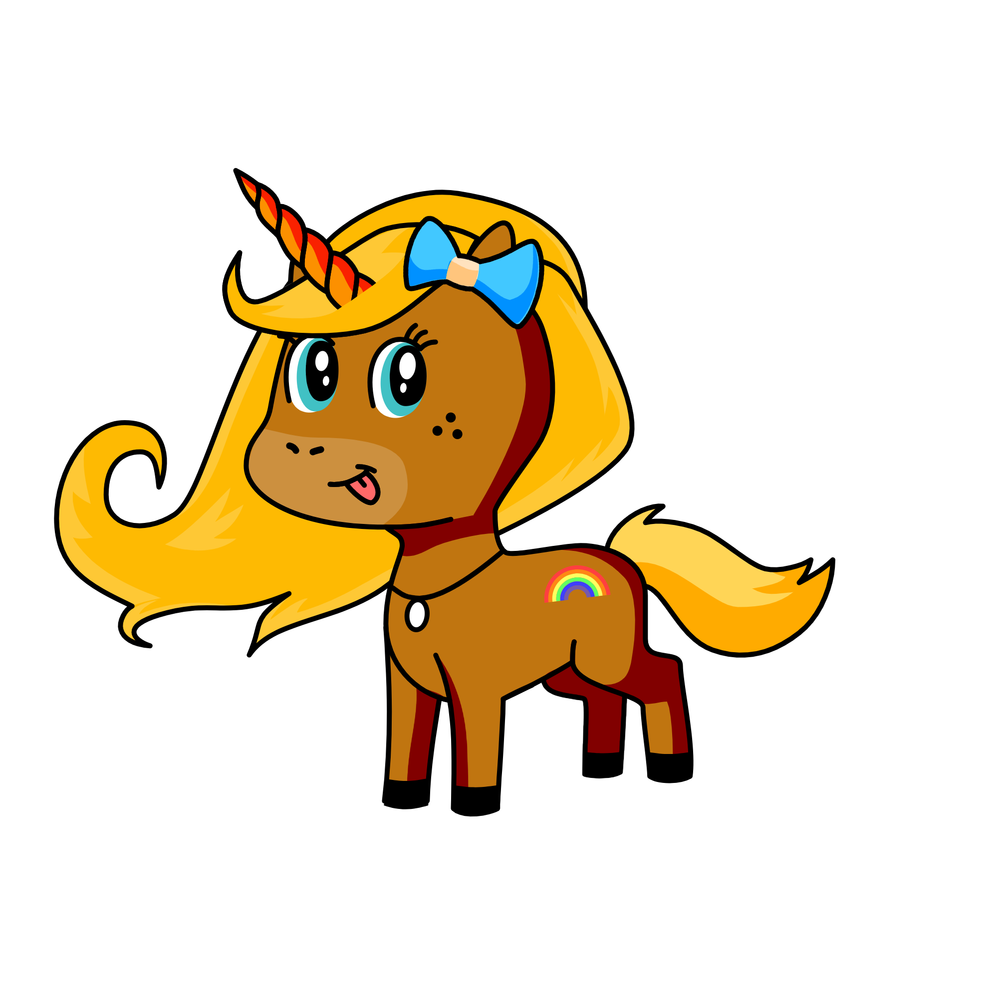 mrs pretty, the unicorn
