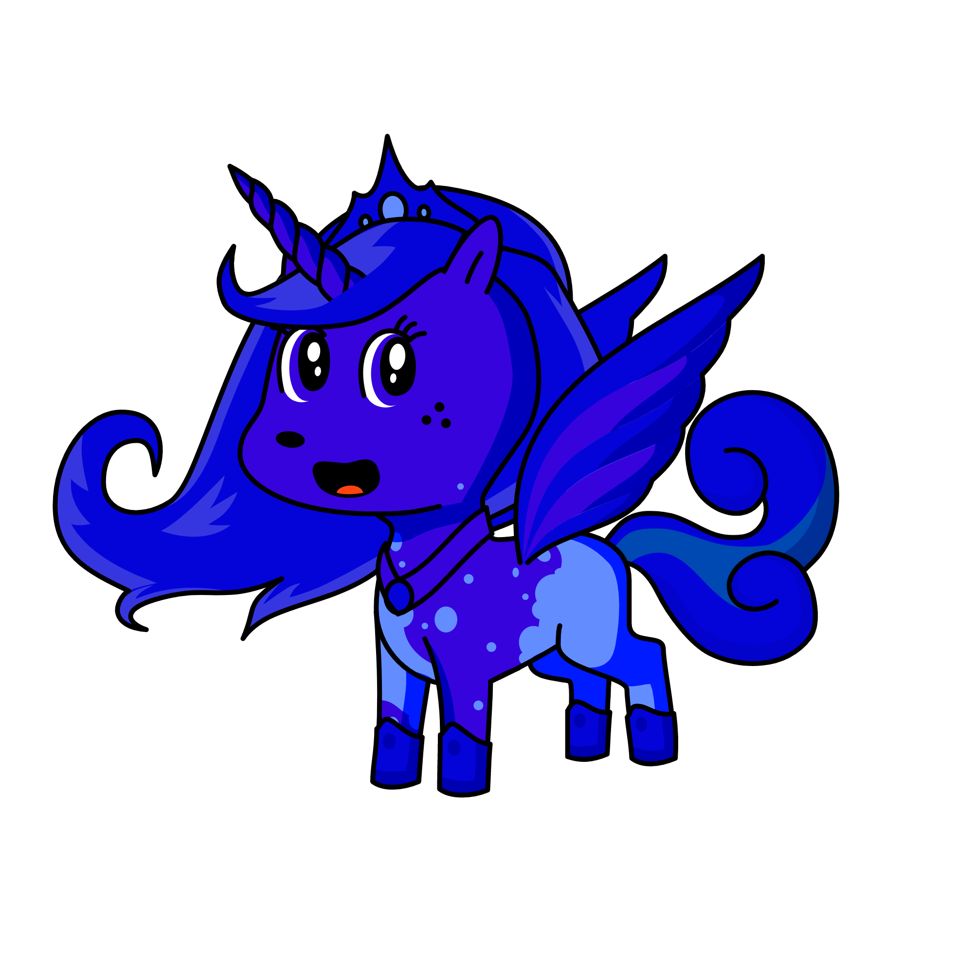 luna, the unicorn