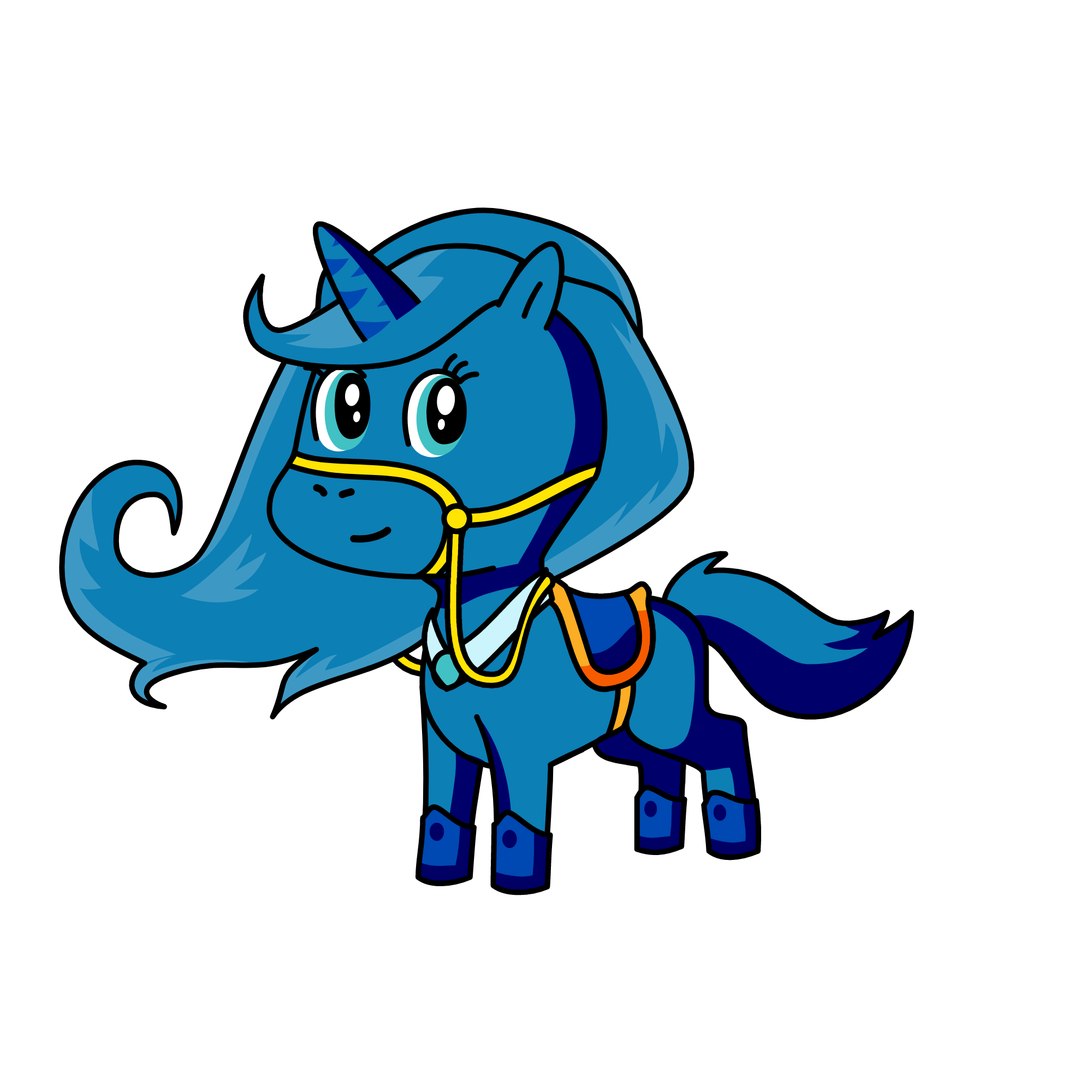 Winter, the unicorn