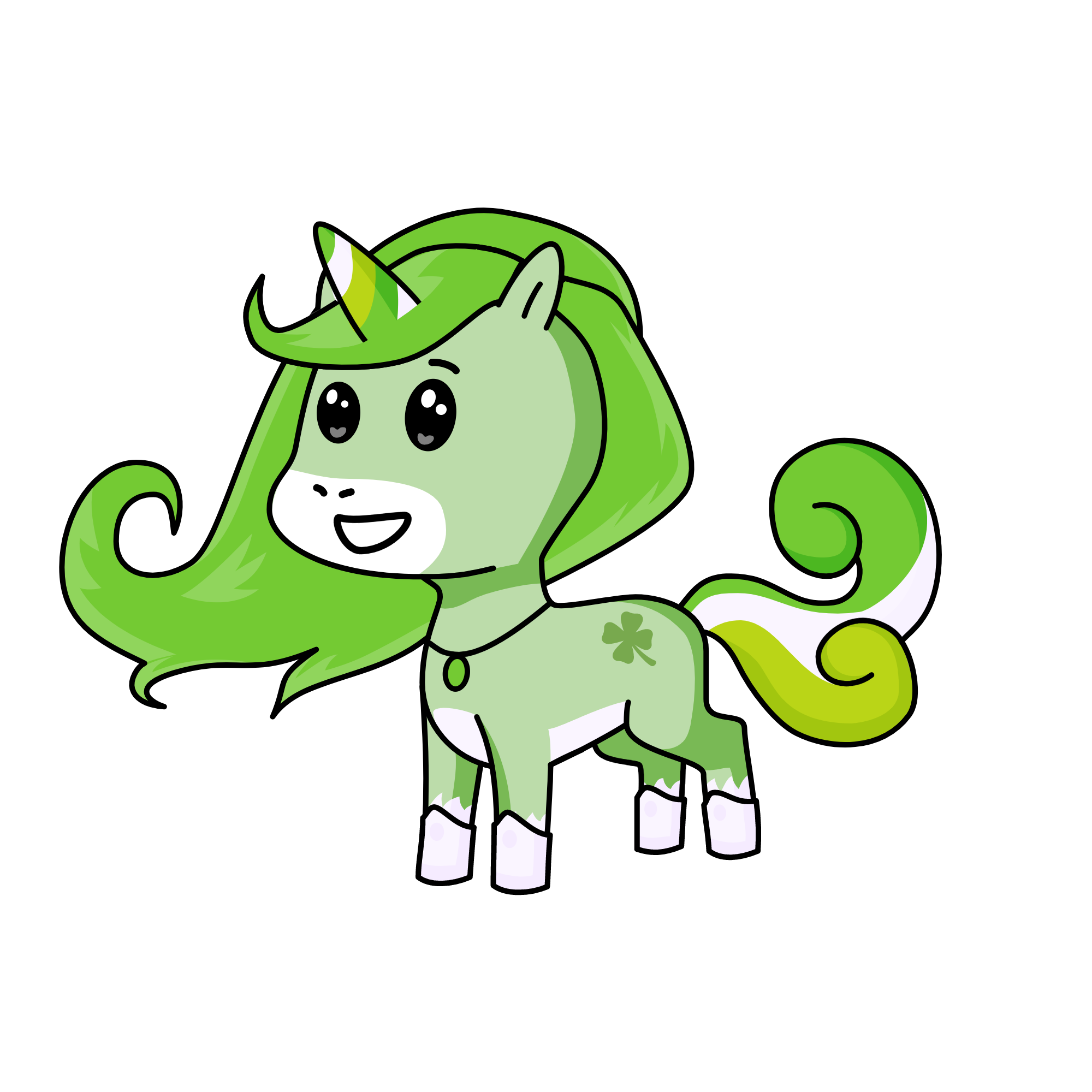 Lucky, the unicorn