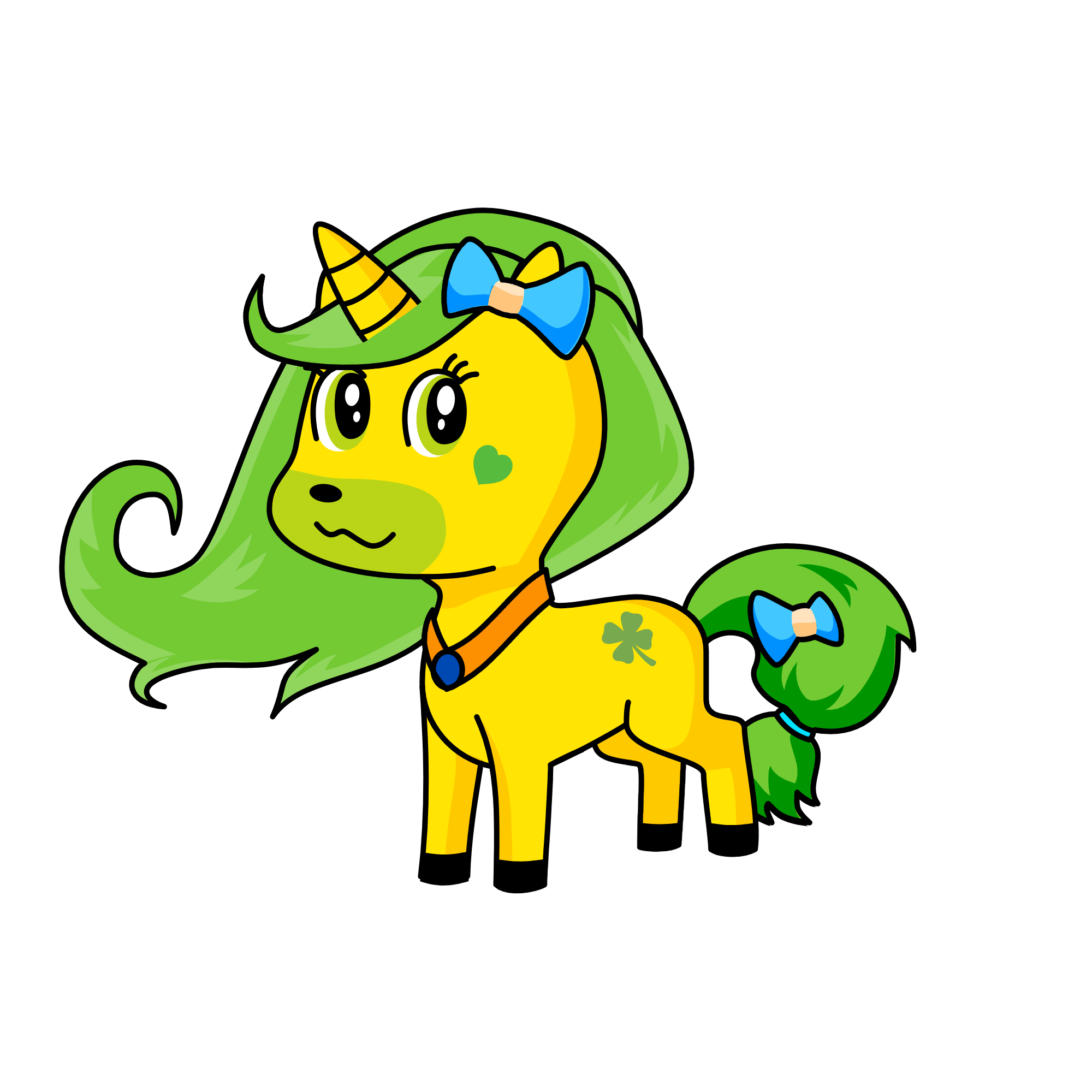 clover, the unicorn