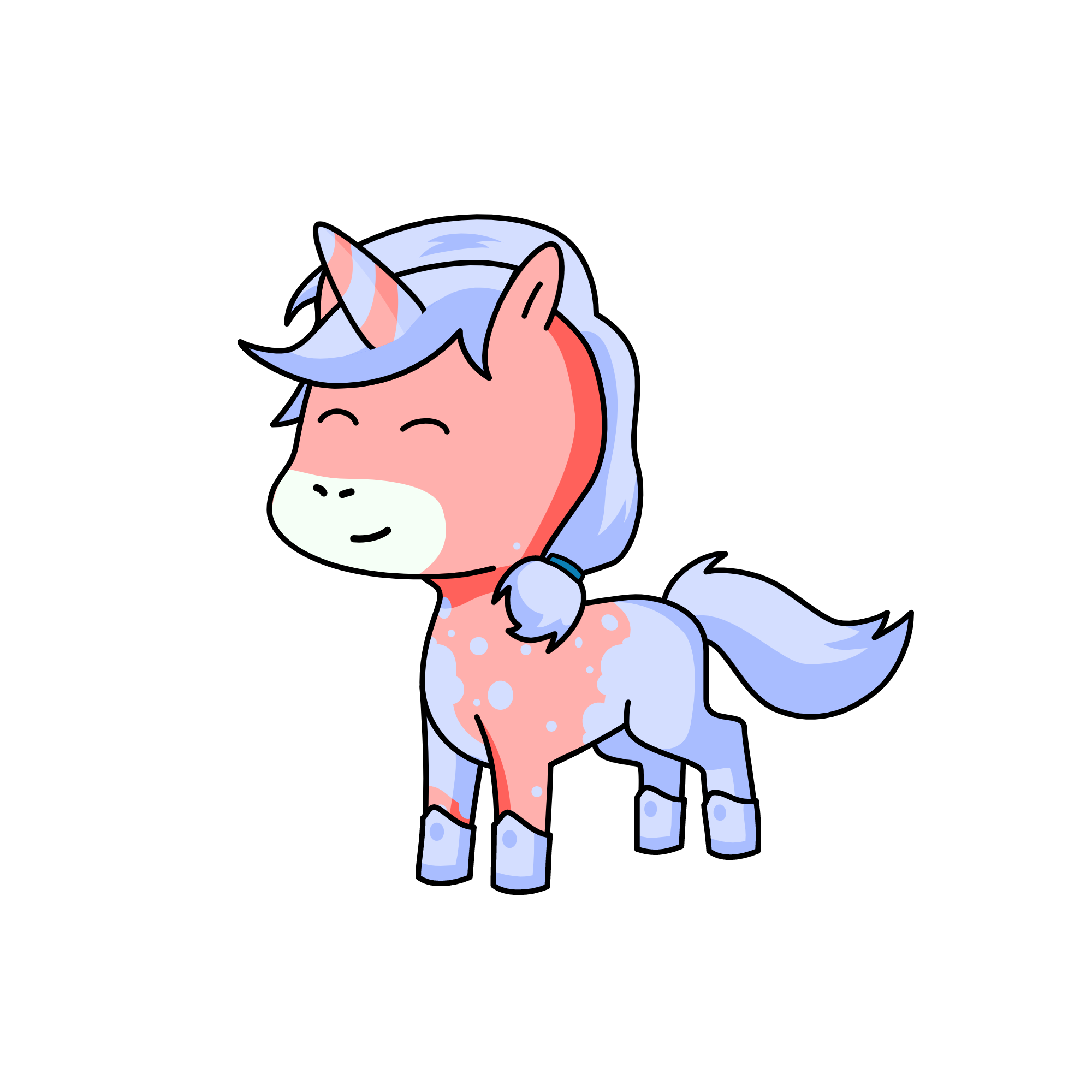 Bubbly, the unicorn