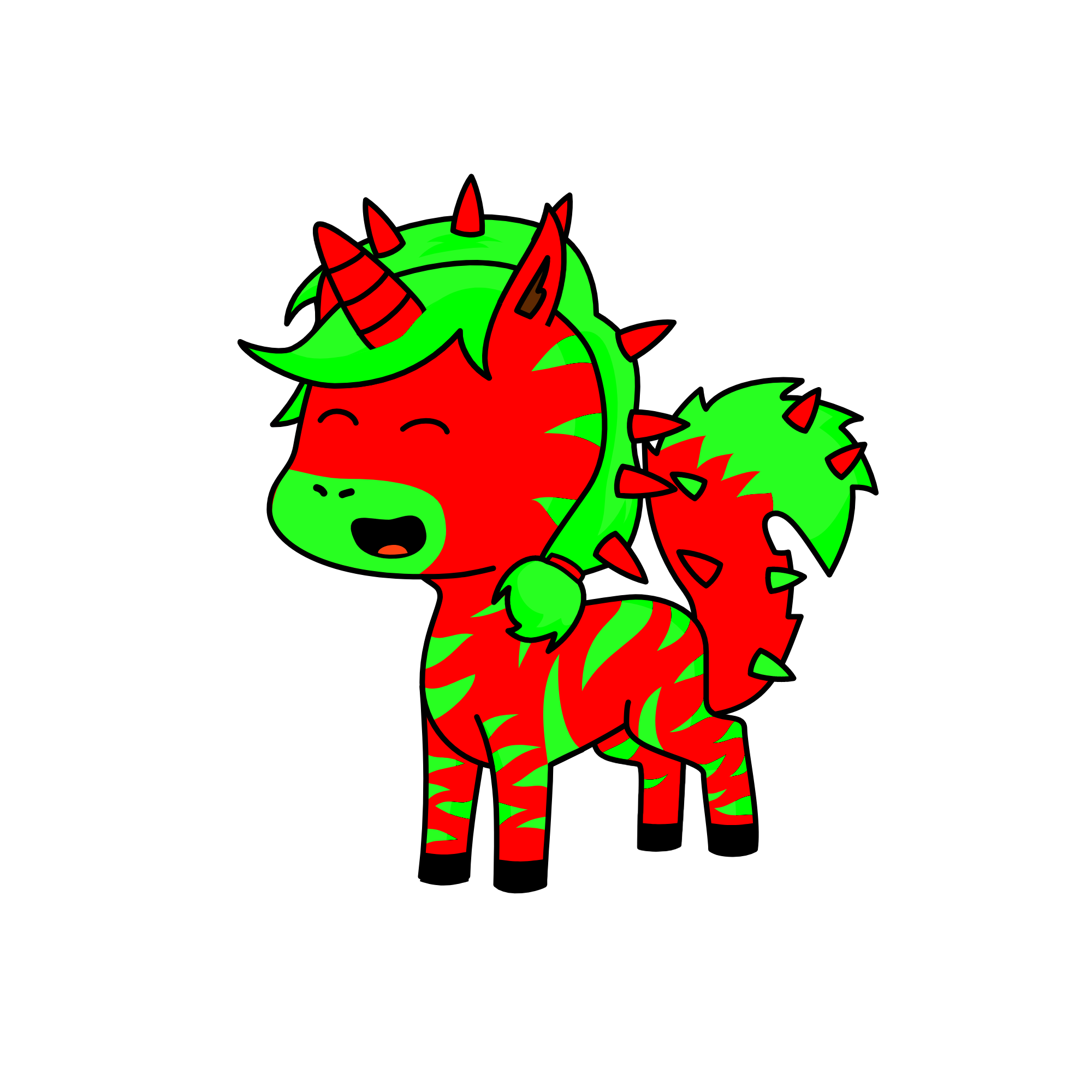SANTA"S li' Helper🥶🎅🏽, the unicorn