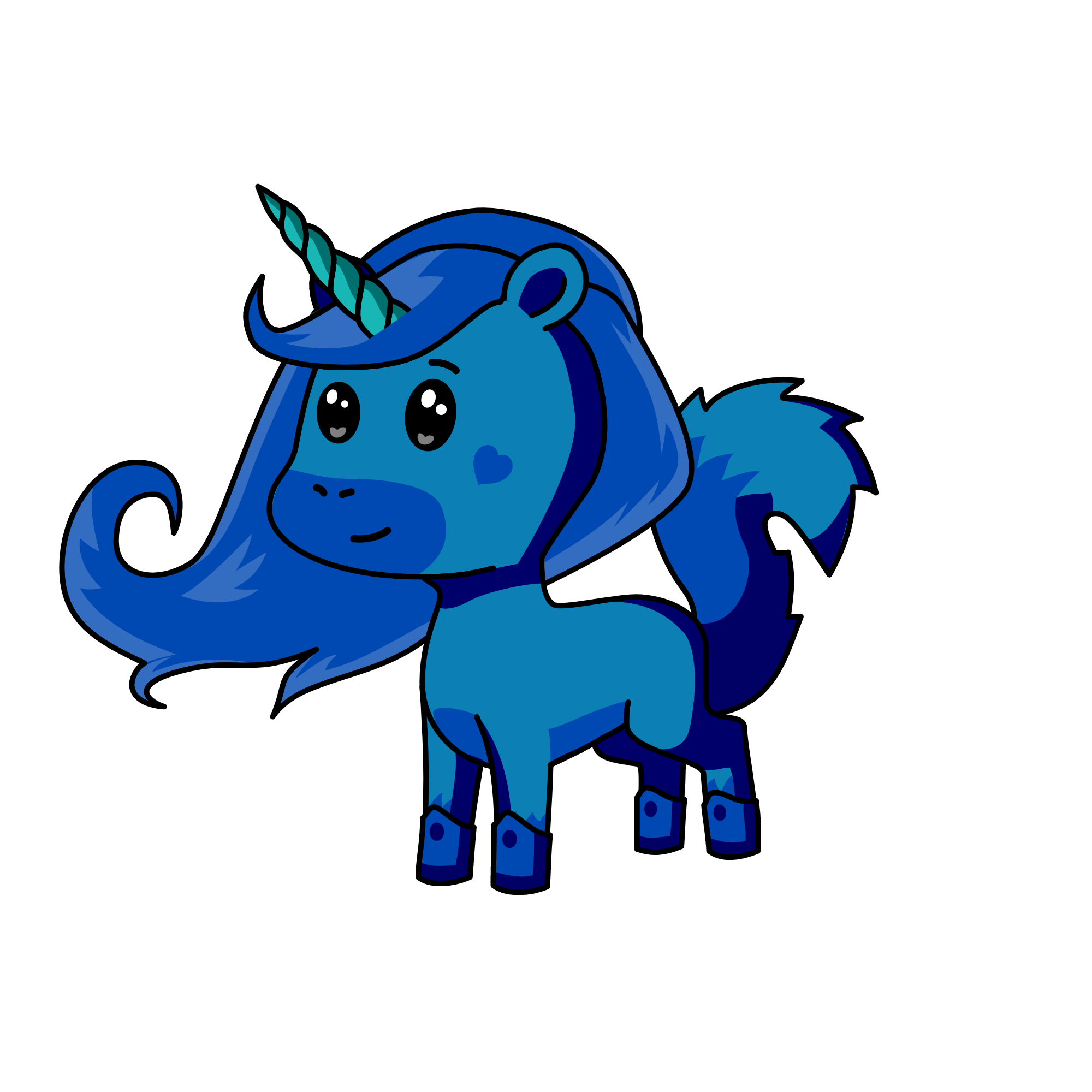 Moon, the unicorn