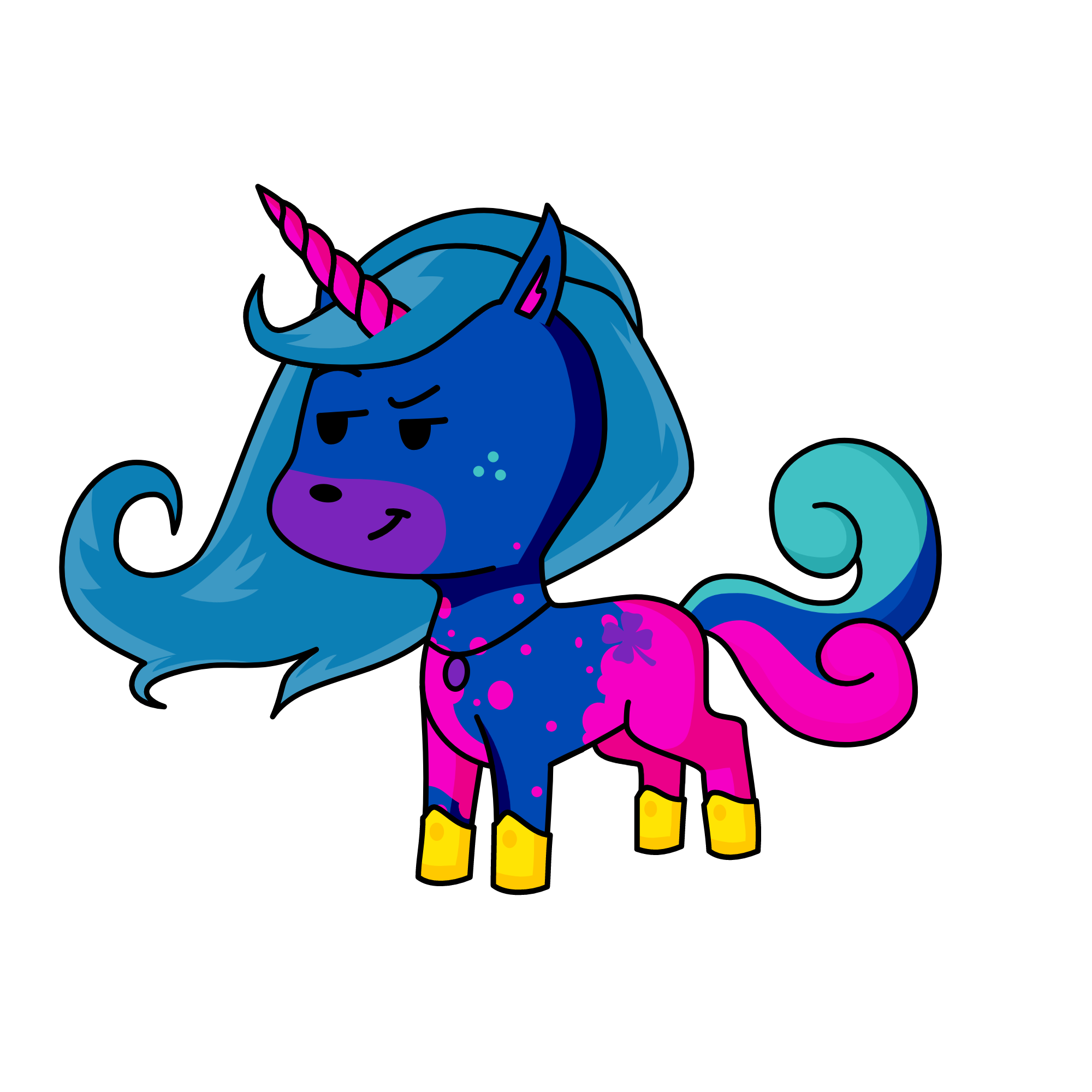 Galaxy, the unicorn