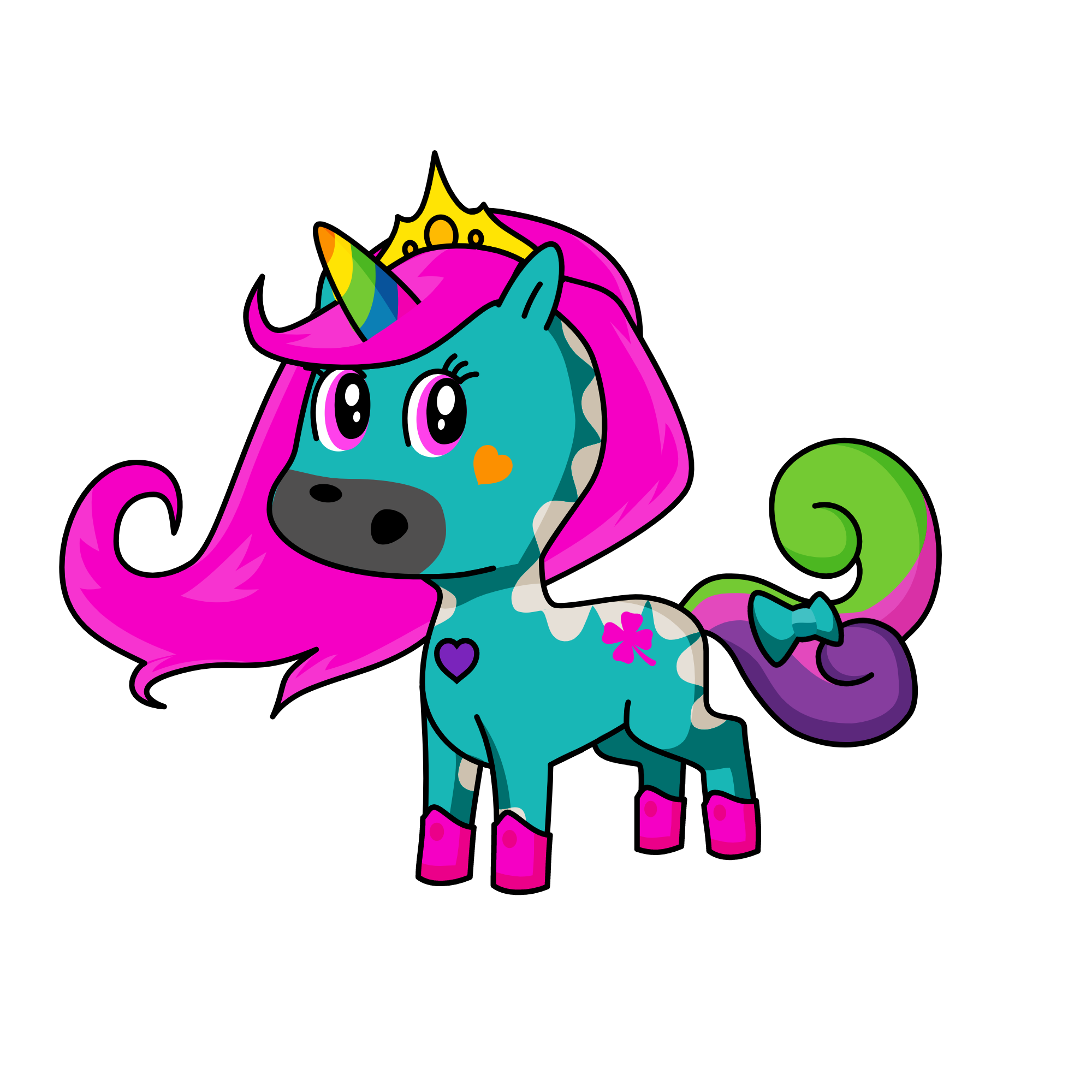 Snowe, the unicorn