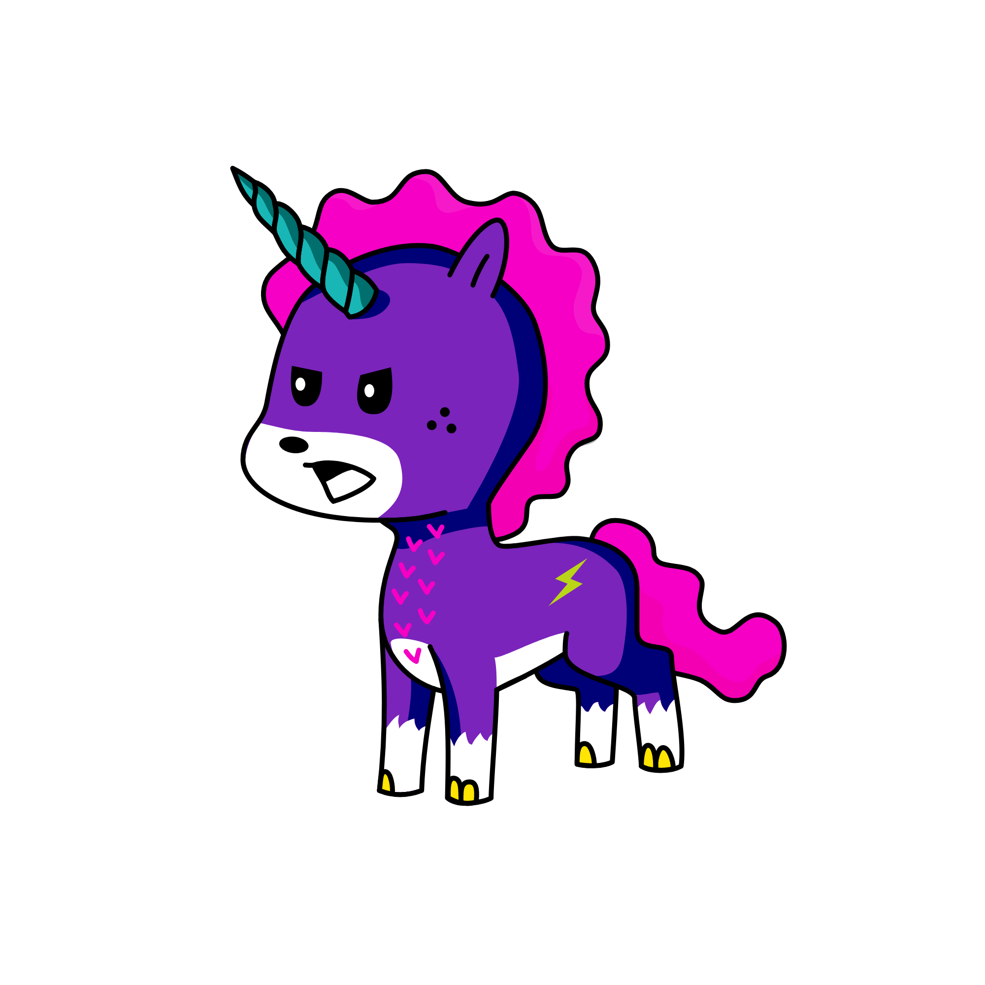 MOLDY, the unicorn