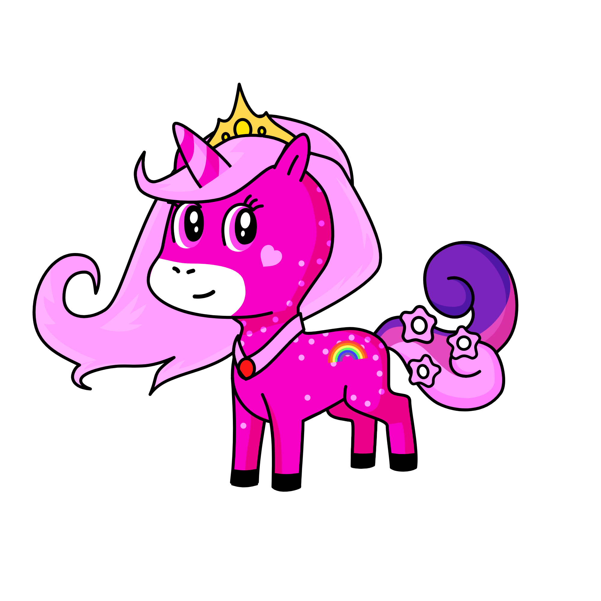 pink, the unicorn