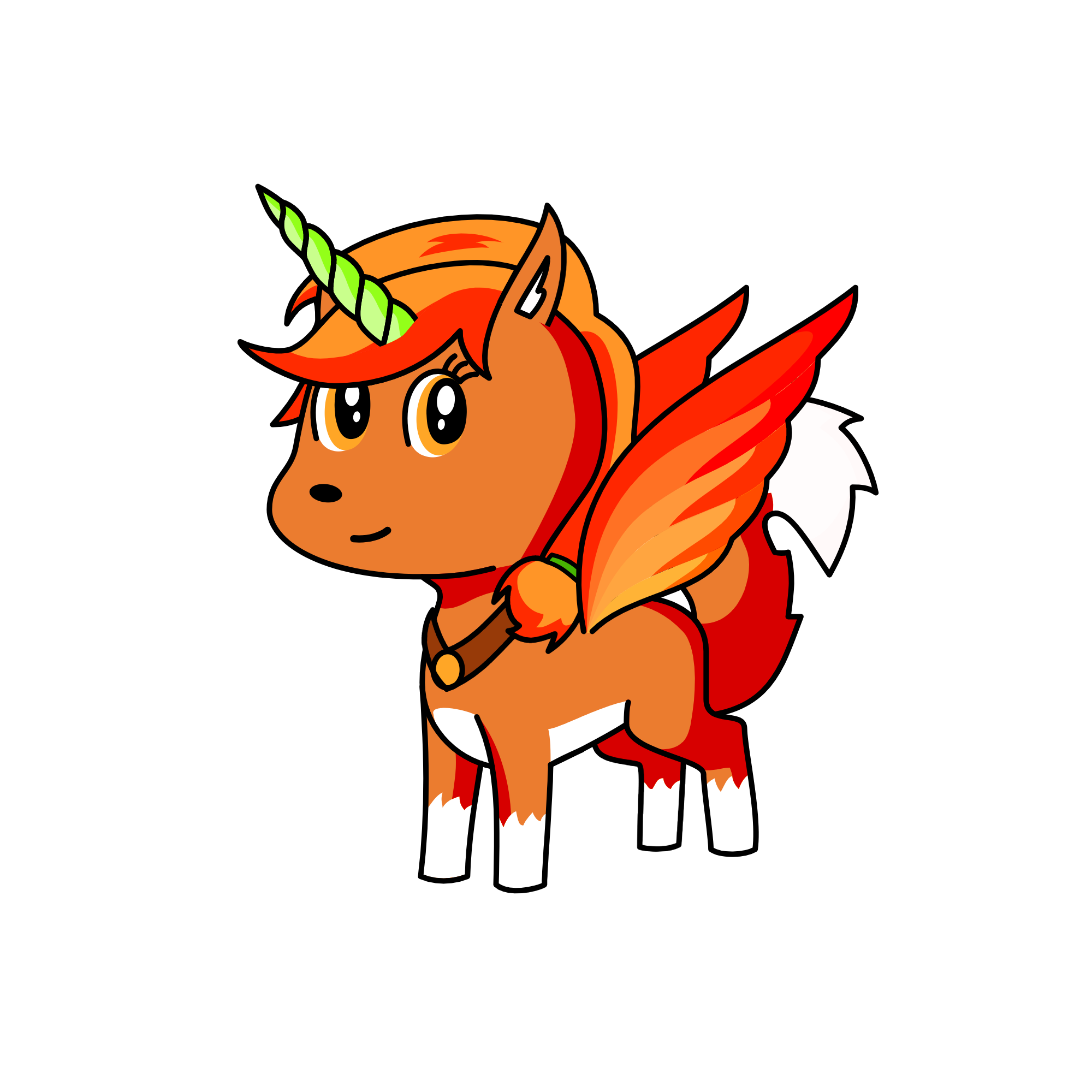 Fox, the unicorn