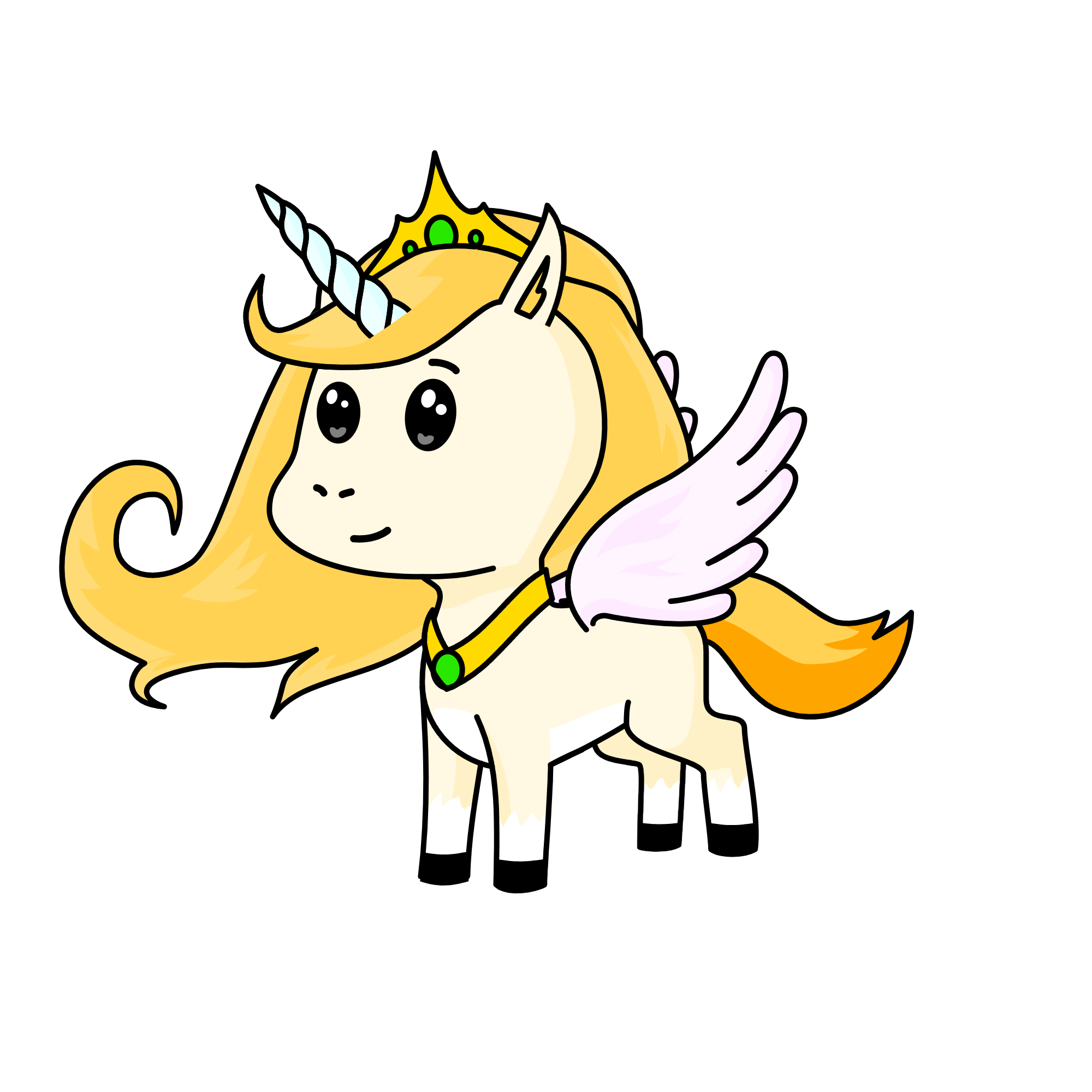 Princess Sunshine, the unicorn