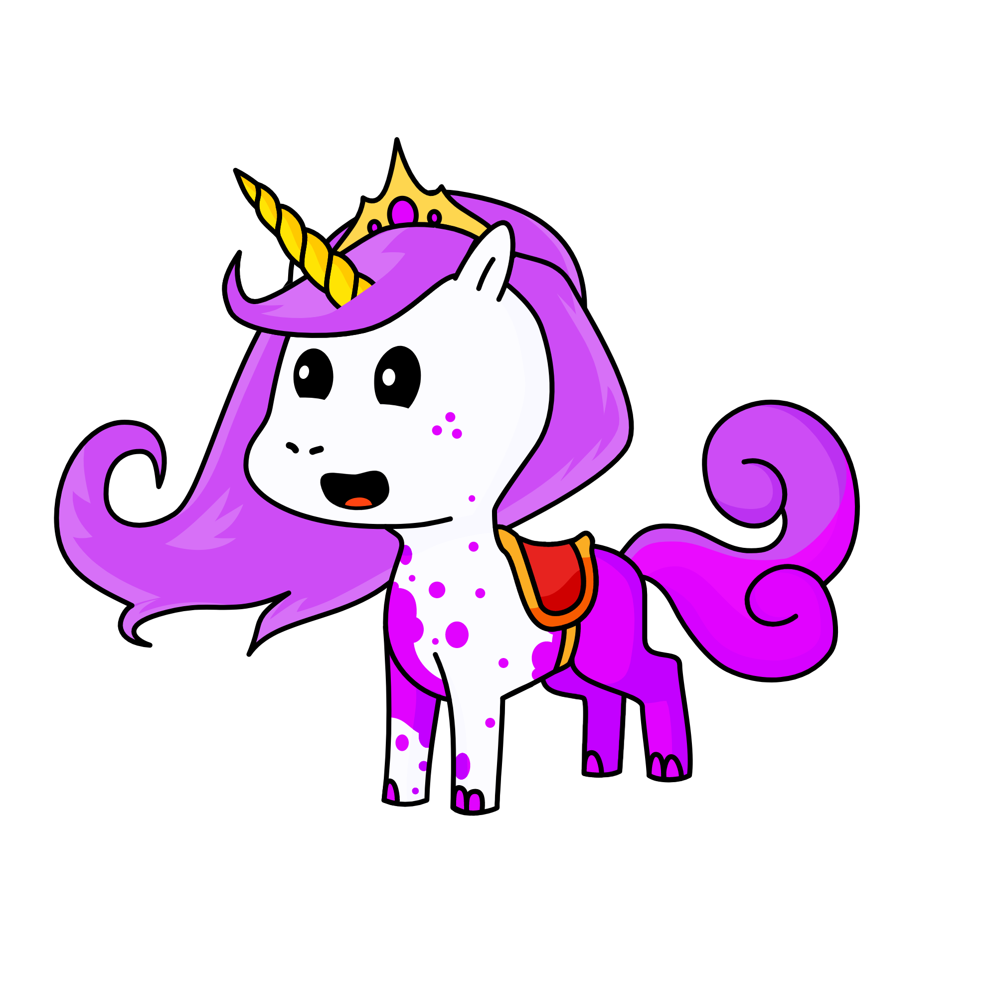 snow queen, the unicorn