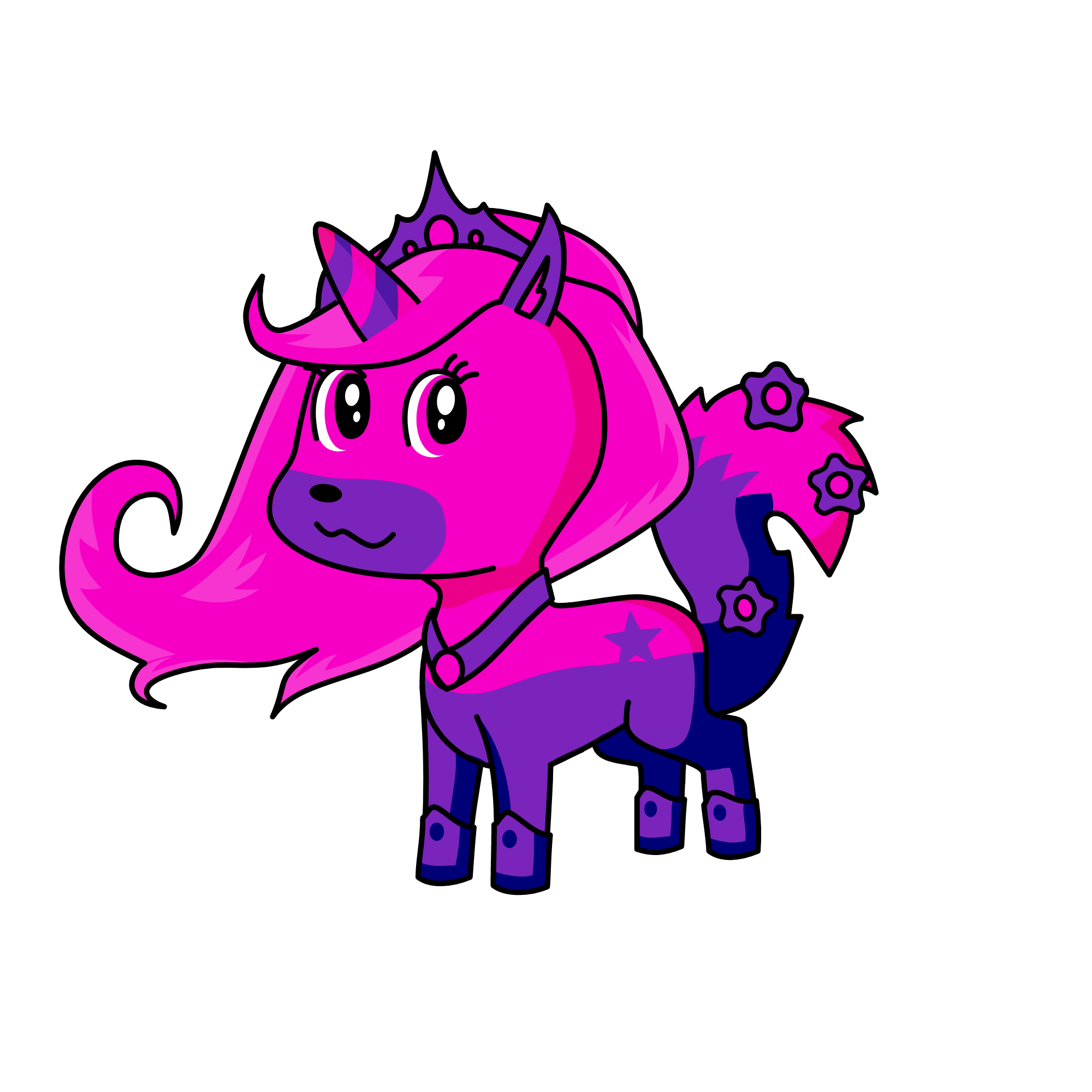 Swirl, the unicorn