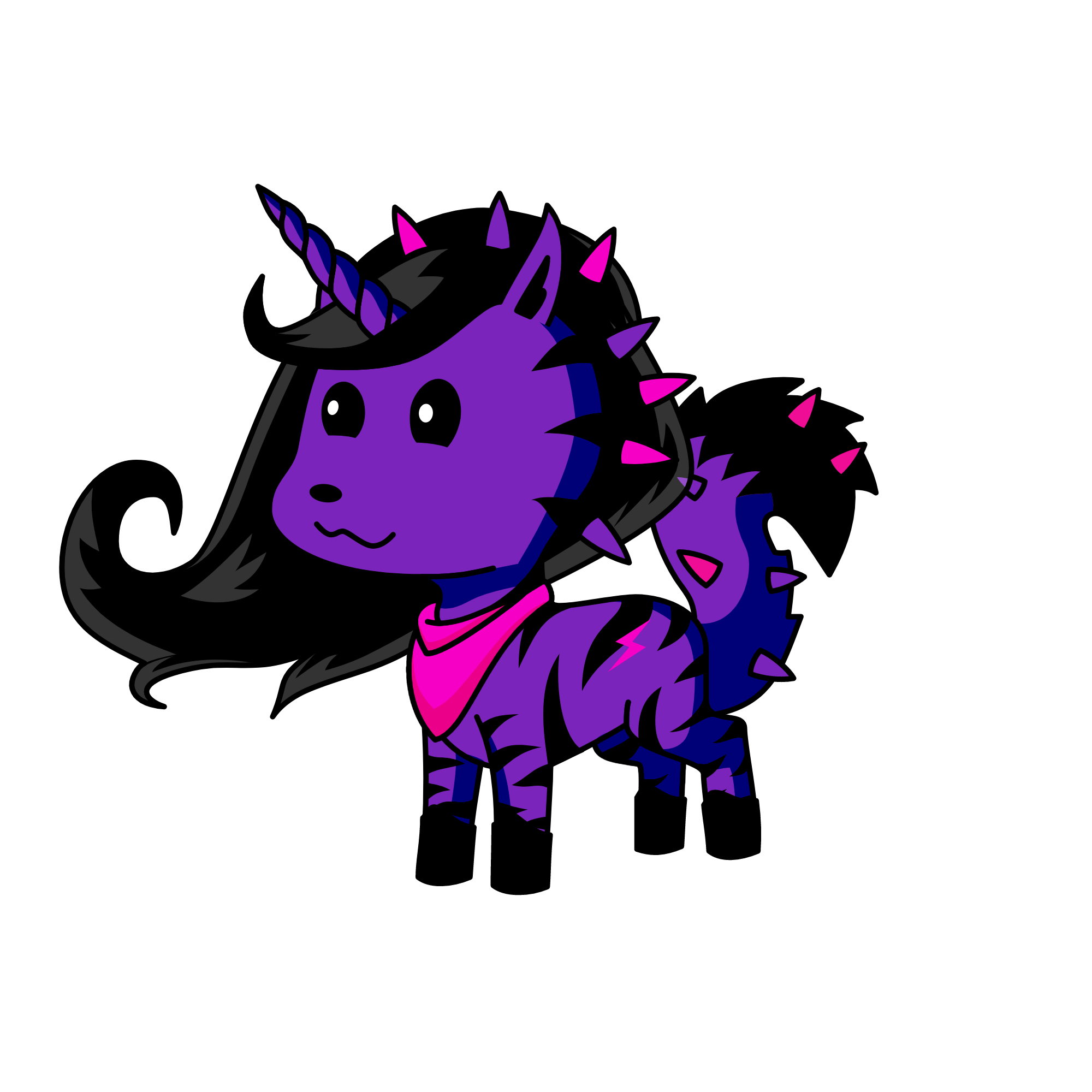 Desert Girl, the unicorn