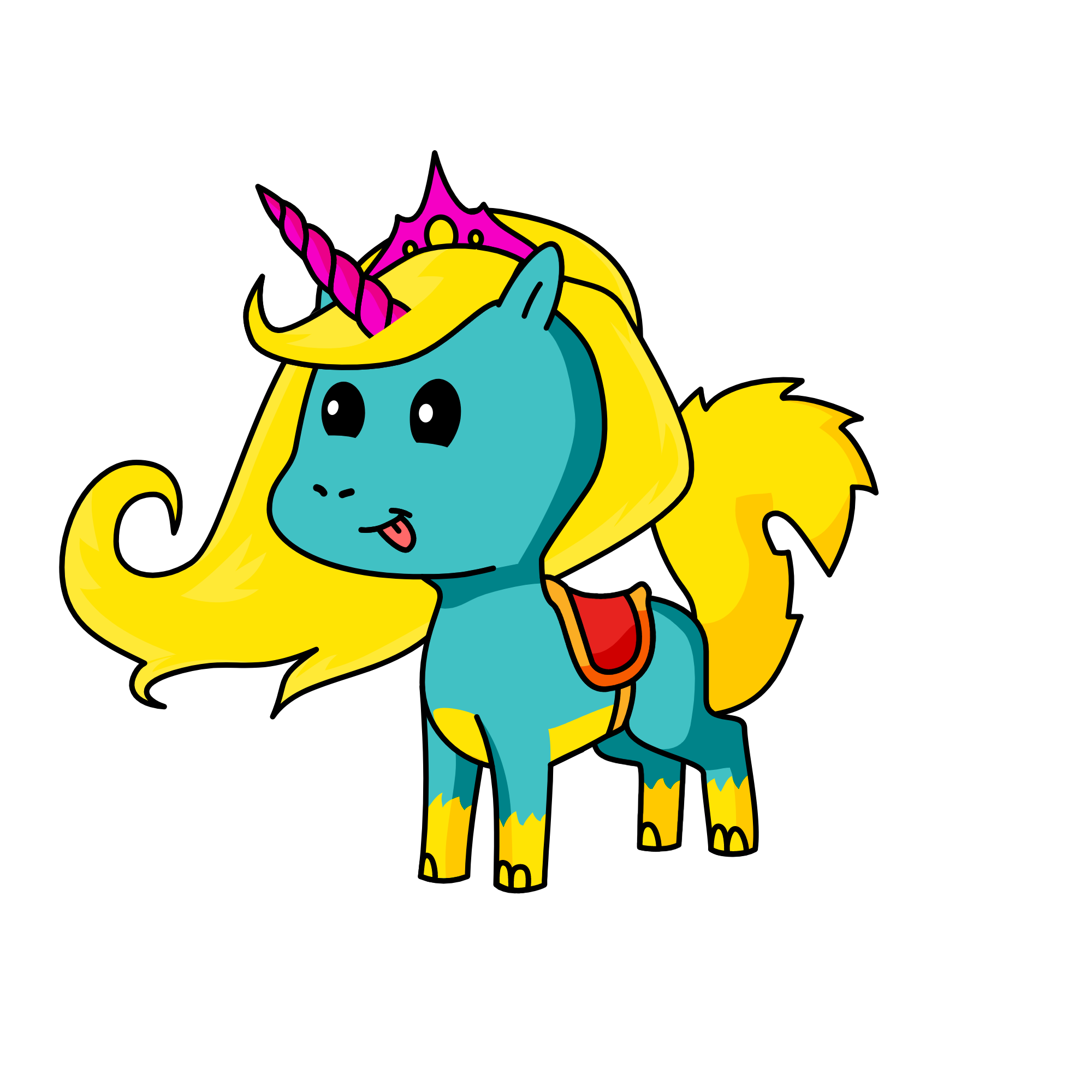 Autumn bloom, the unicorn